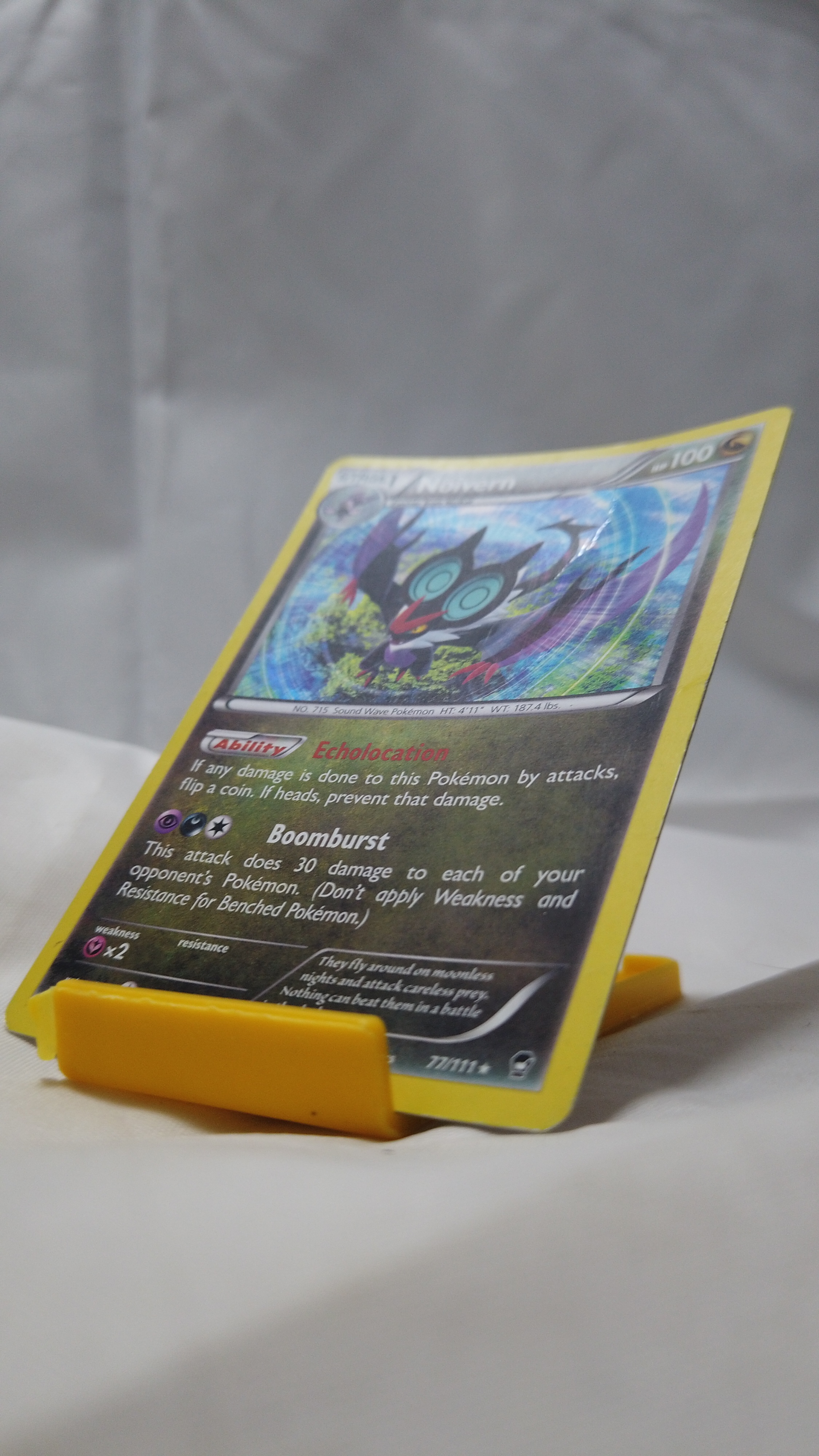 Pokemon Noivern 77/111 Furious Fists Holo Rare NM - photo 3