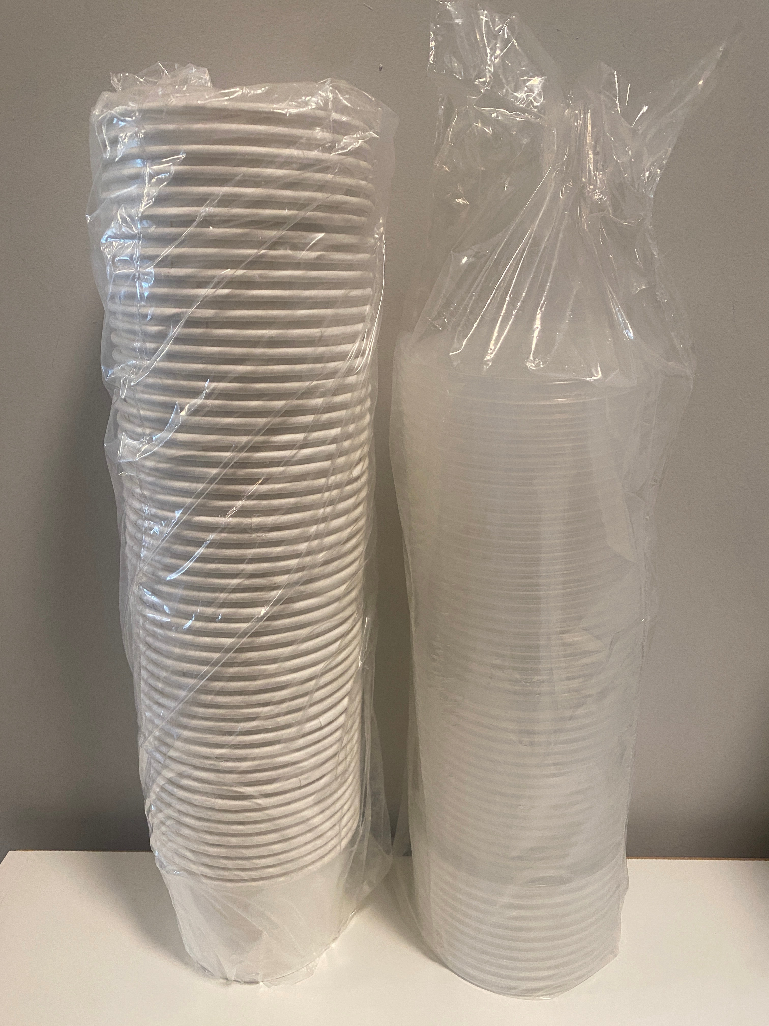 12Oz Paper Food Containers and Lids - 50pcs