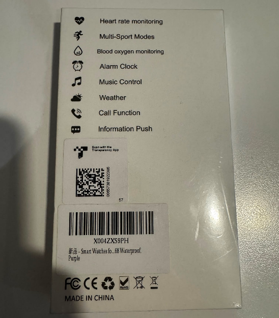 *SEALED* Purple Smart Watch - photo 3