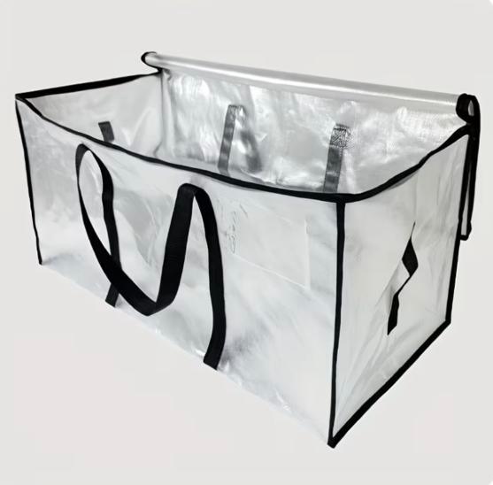 Set of 3 Clear Storage Bags with Handles Moving Bags box - photo 4