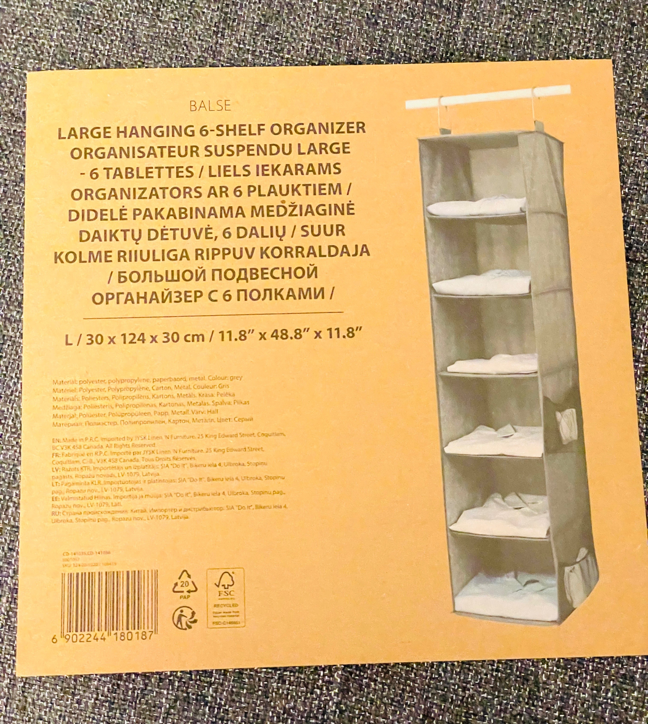 二手出售|Hanging 6-Shelf Organizer 六層吊 - photo 3