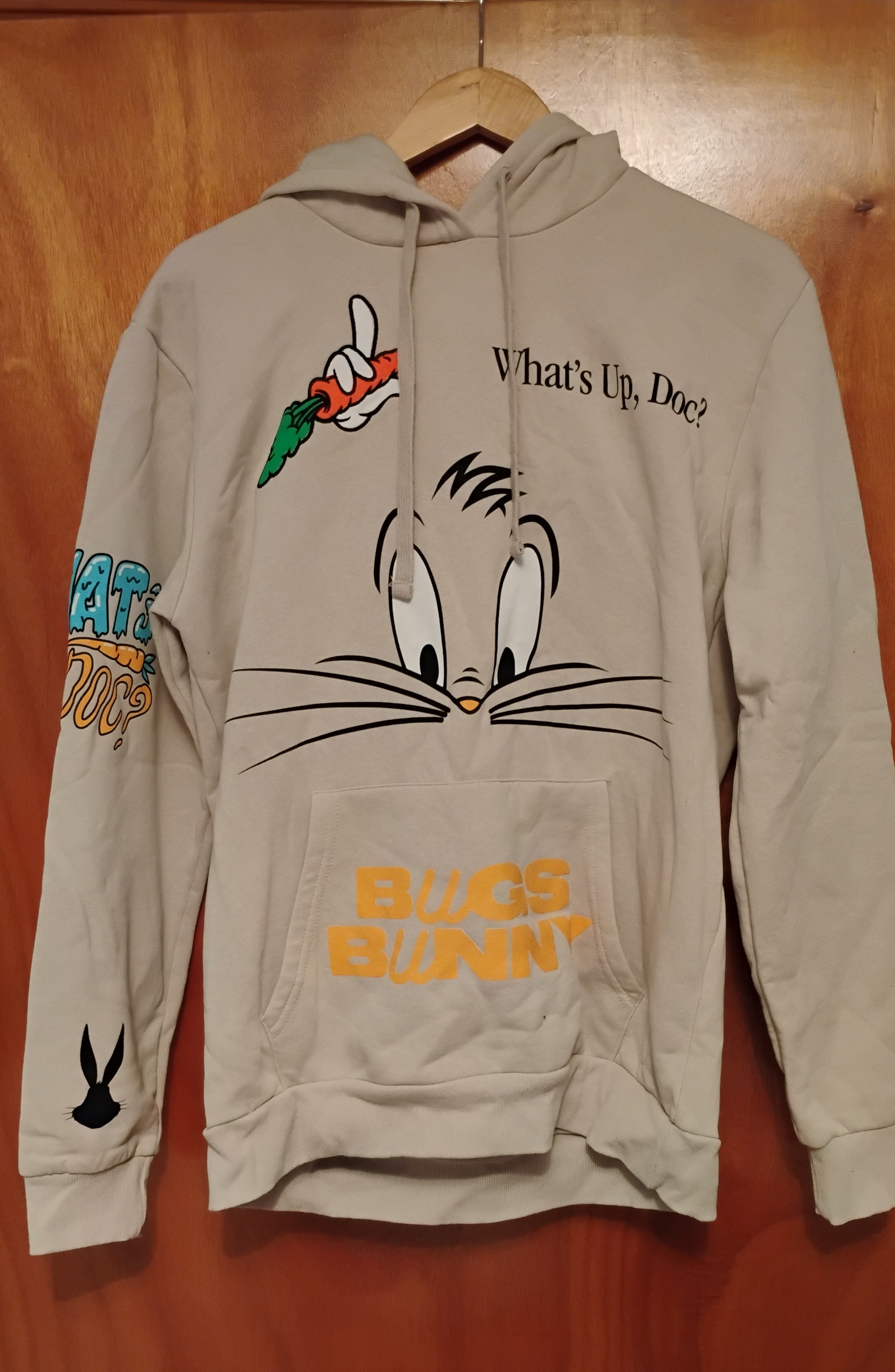 Looney Tunes Bugs Bunny Pullover Hoodie Hooded Sweatshirt