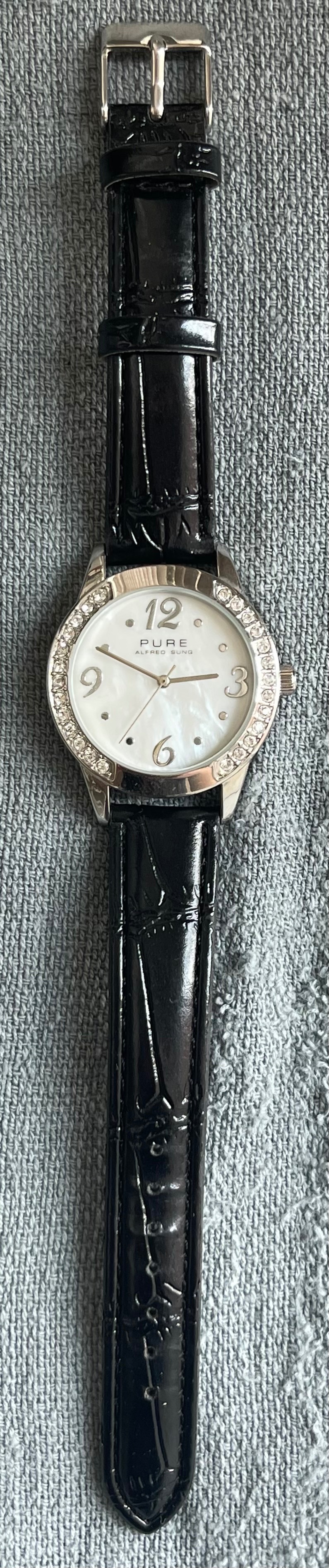 PURE Alfred Sung Rhinestone Watch (Needs Battery)