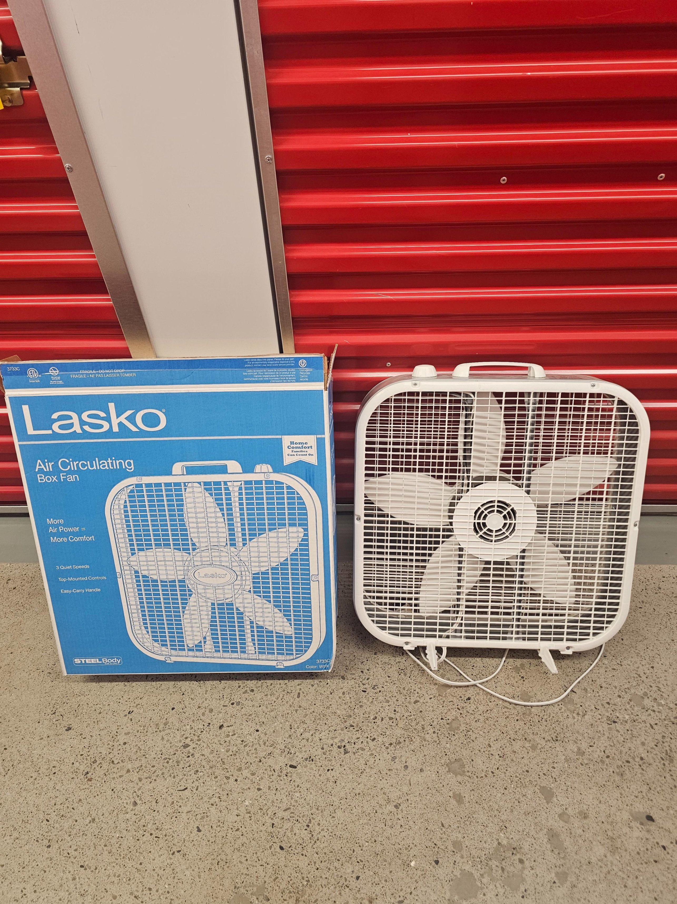 Lasko Steel BoxFan - Cash only - photo 2
