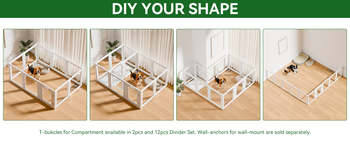 Clear Acrylic Pet Playpen - 10 Panel Kit - photo 4