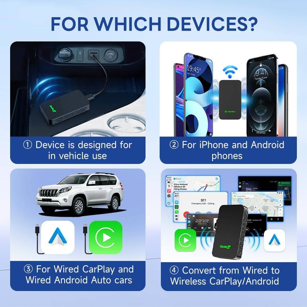 CarlinKit 5.0 Wireless CarPlay/Android Auto Adapter - photo 5