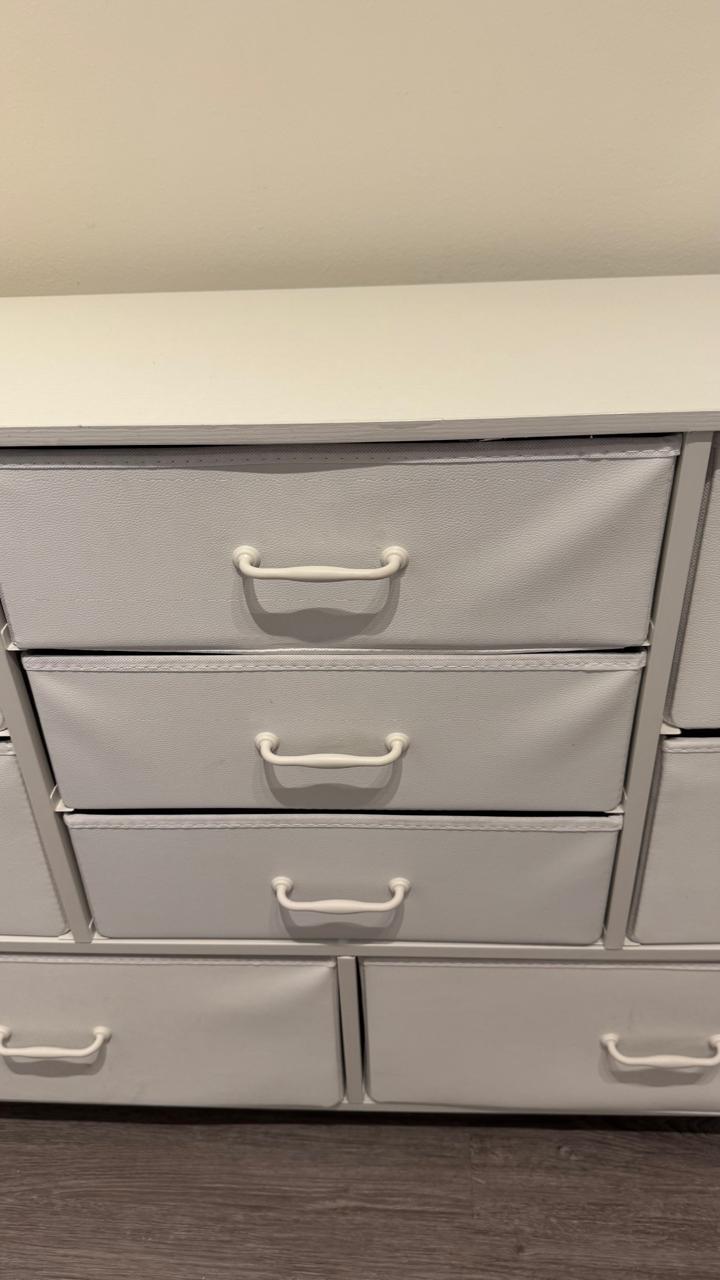 White 9-Drawer Storage Dresser - photo 3
