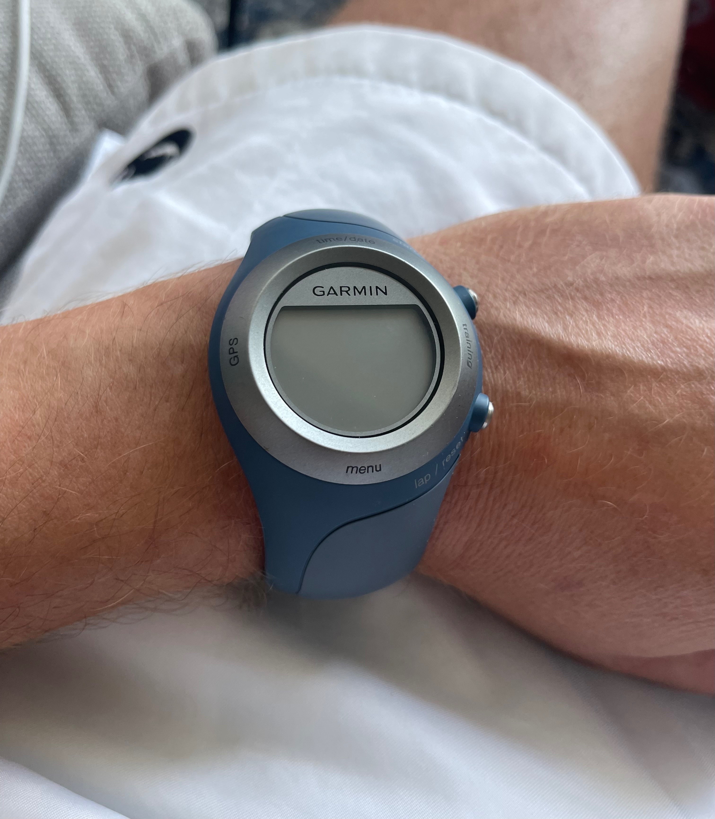 Vintage Garmin Forerunner 405CX GPS Watch Slate Blue (Untested)
