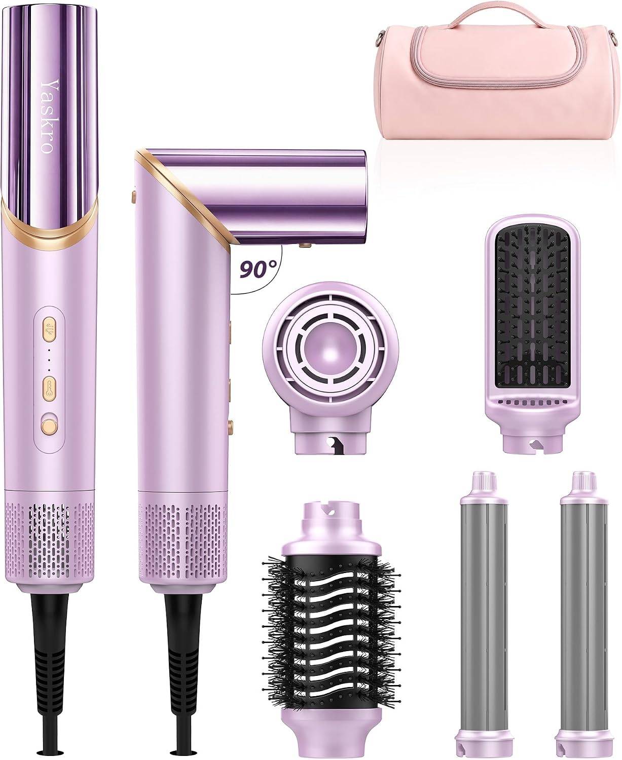6-in-1 Hot Air Brush & Hair Dryer