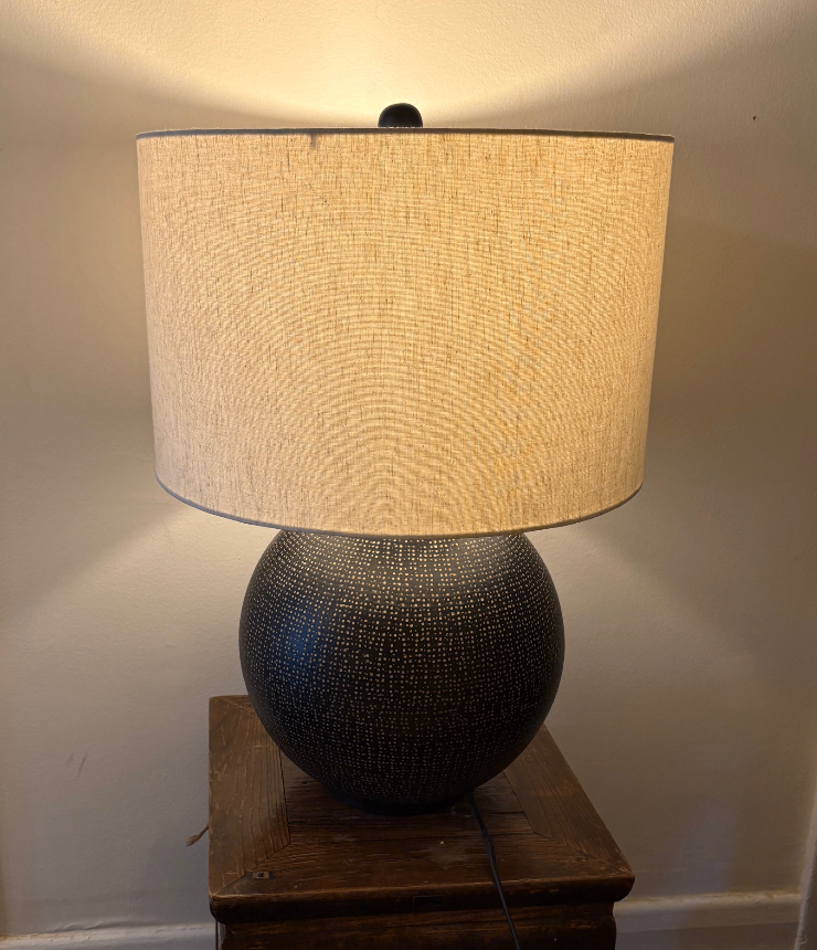 Ashley Furniture Hambell Black & Gold Table Lamp - New