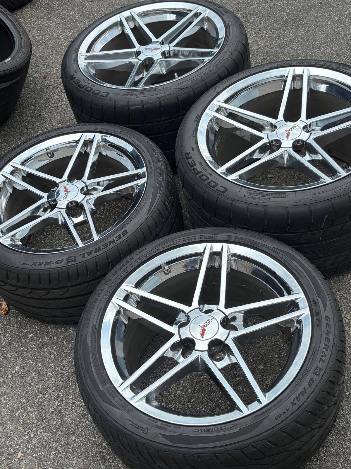 OEM 18”& 19”Corvette Z06(5x4.75)+Tires-CORVETTE C5/C6/C7 - photo 3