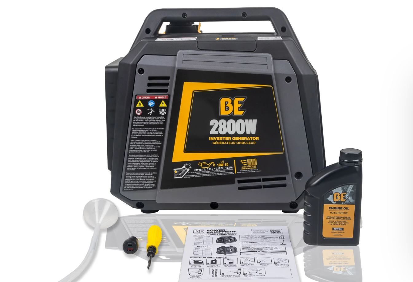 BE Power BE2800I 2,800 Watt Digital Inverter Generator