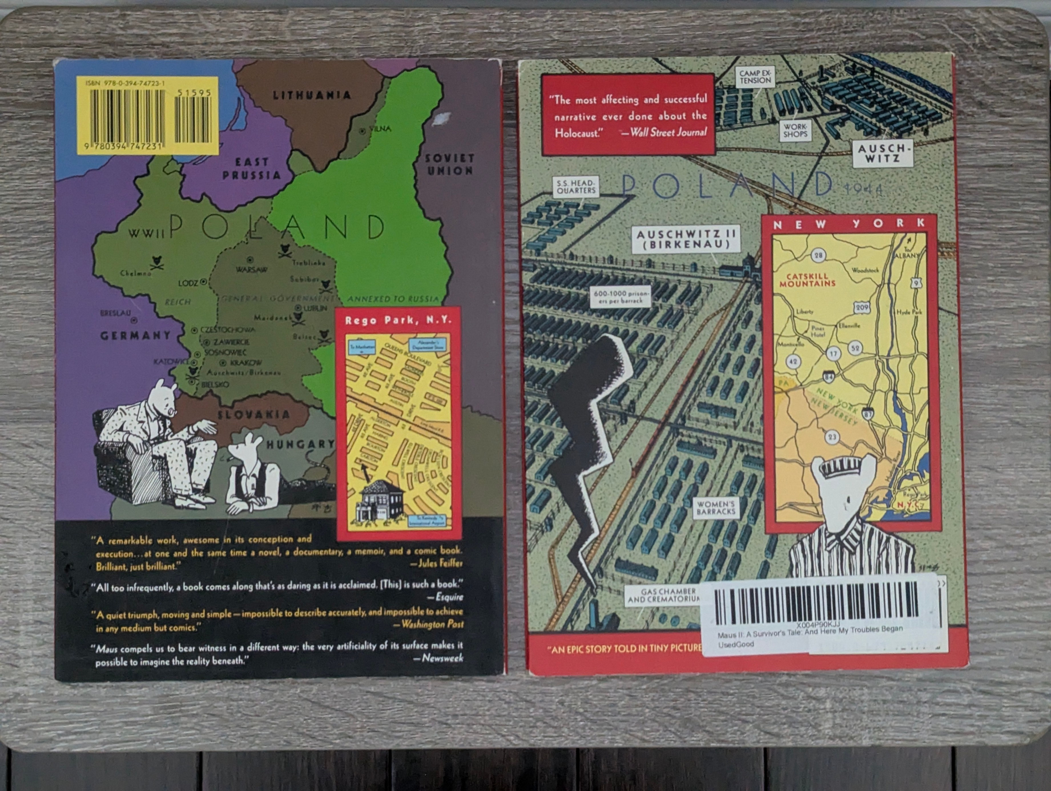 Maus (Vol. 1 & 2) - Graphic Novel - Complete Story - photo 3