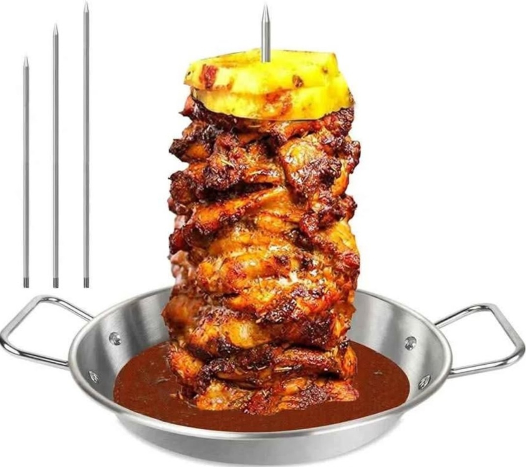 Vertical Skewer, for Grill Stainless Steel