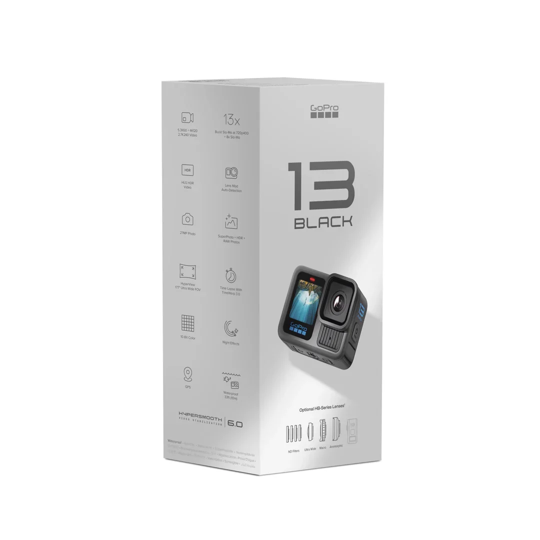 GoPro HERO13 Black 5.3K Action Camera - Factory Sealed - photo 3