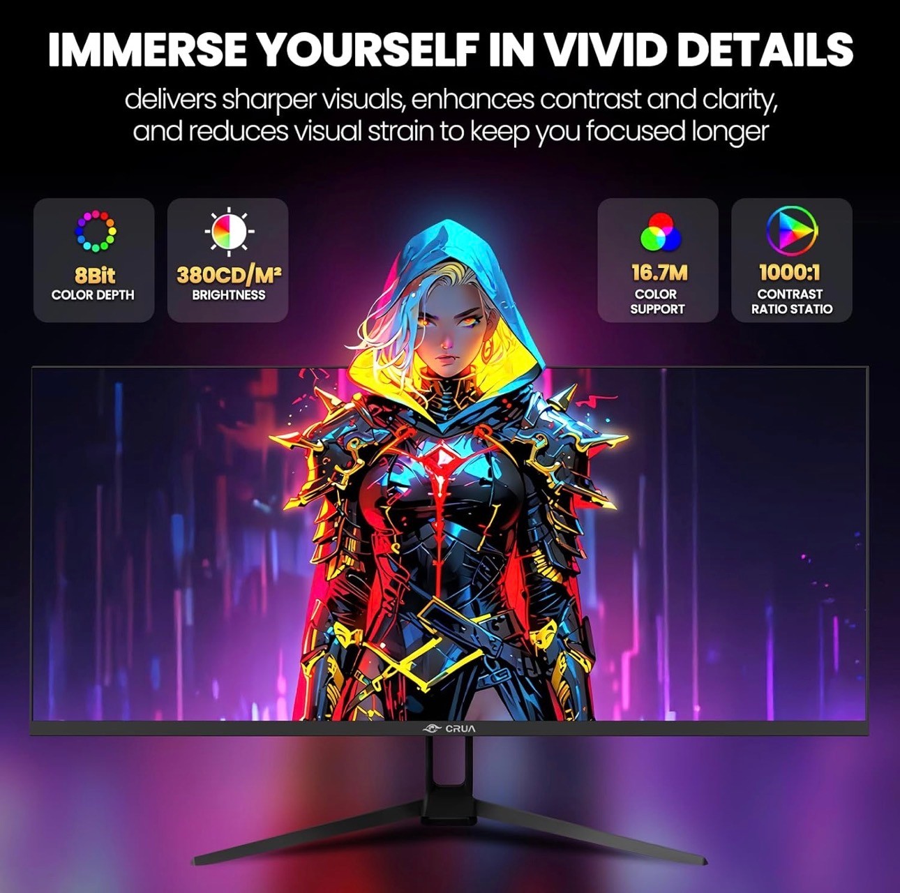Gaming Monitor 34" 165Hz IPS 3440x1440 FreeSync PIP/PBP 120% sRG - photo 5