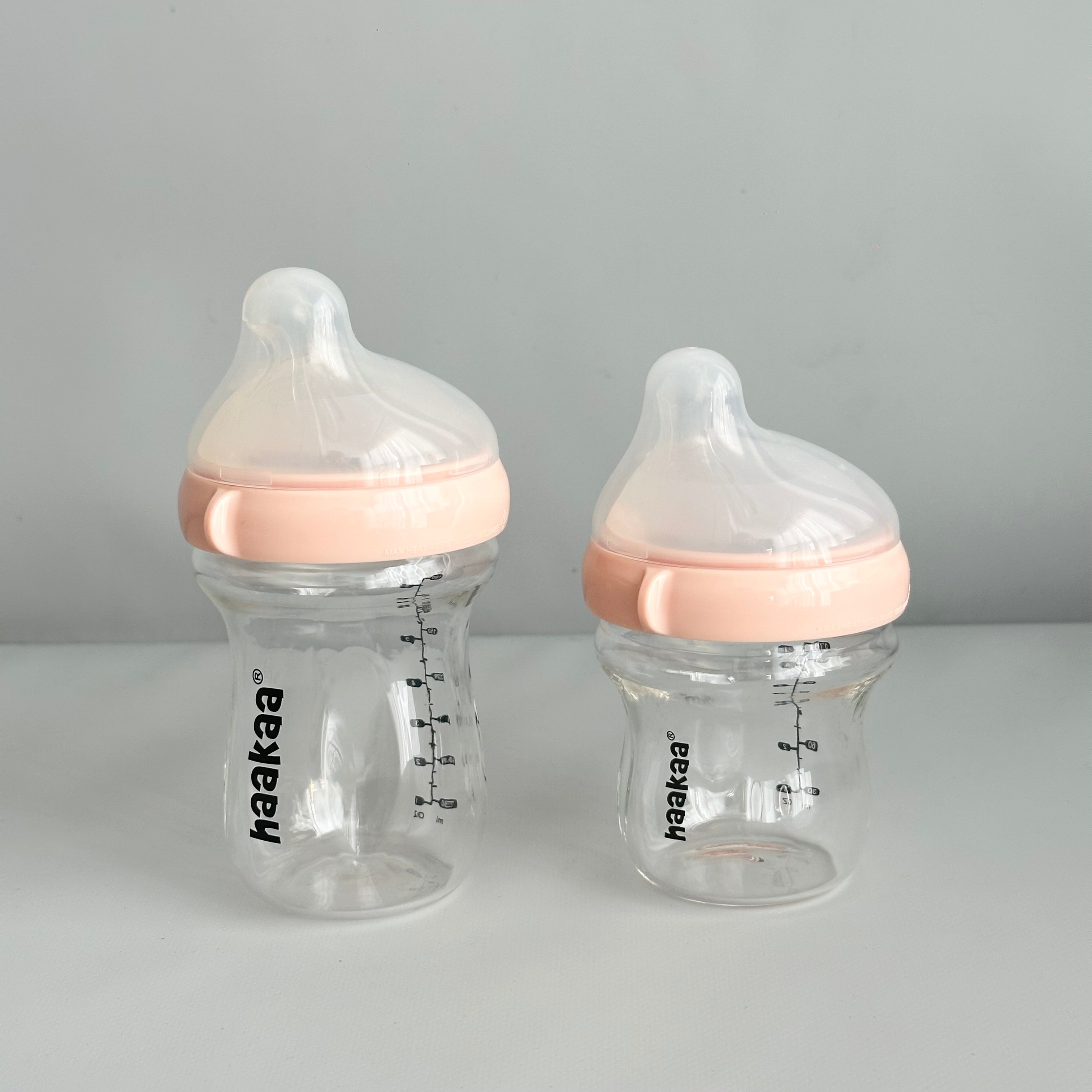 haakaa Gen.3 Natural Glass Baby Bottles