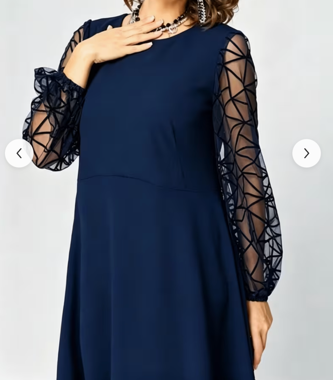 ROBE BLEU MARINE ELEGANTE 3XL 24 C$ - photo 4