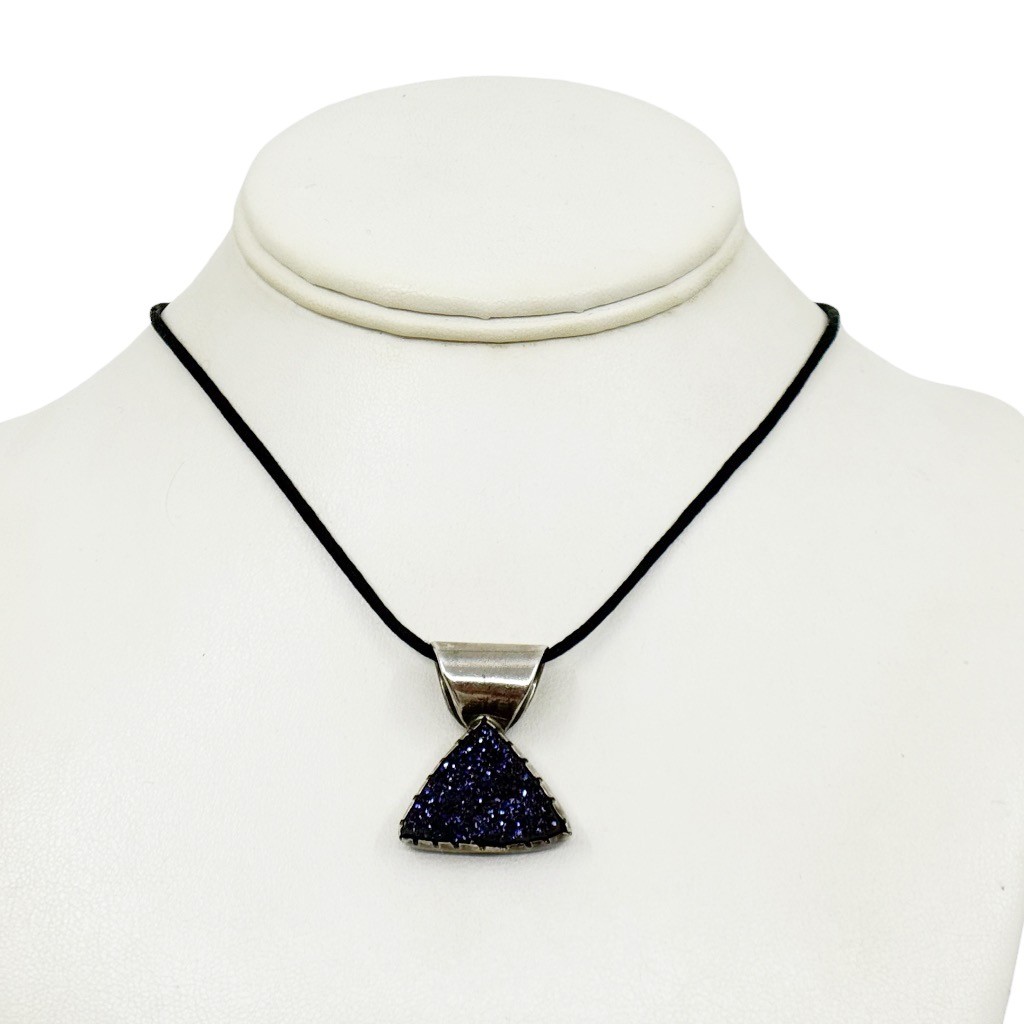BH Zuni Sterling silver druzy pendant - photo 3
