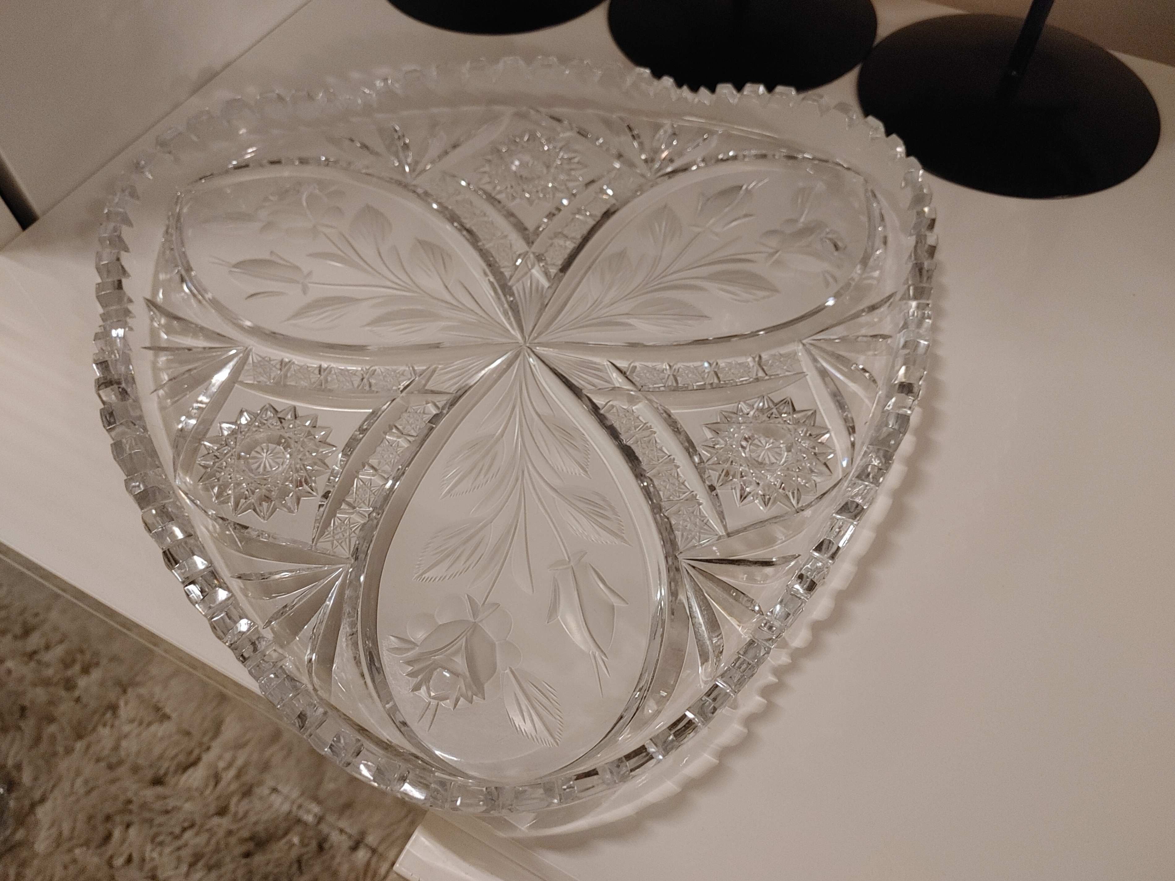 CRYSTAL BOWLS, CANDY DISHES, PLATTERS - photo 2