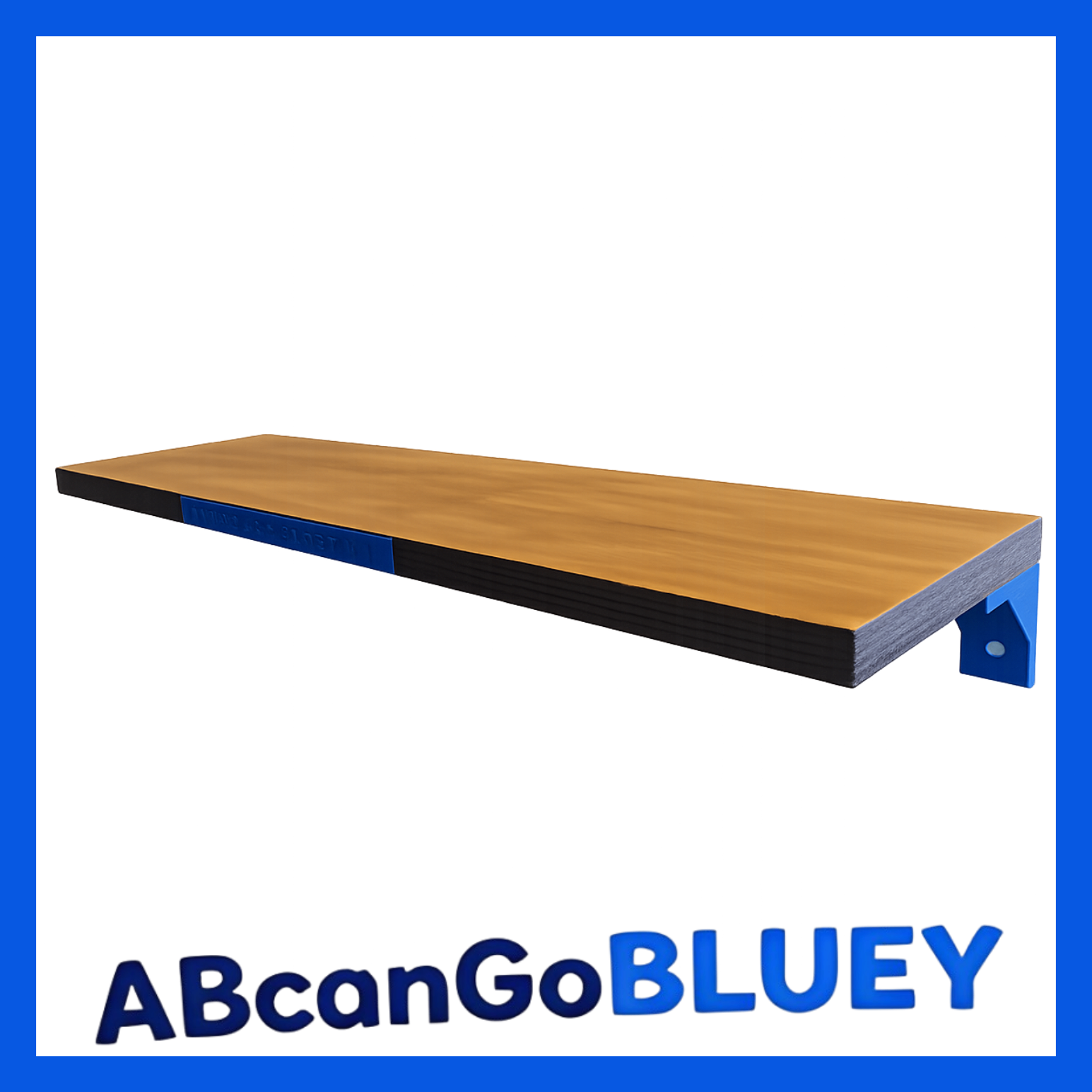 Handmade Floating Wall Shelf 24" – With Bluey Brackets $10