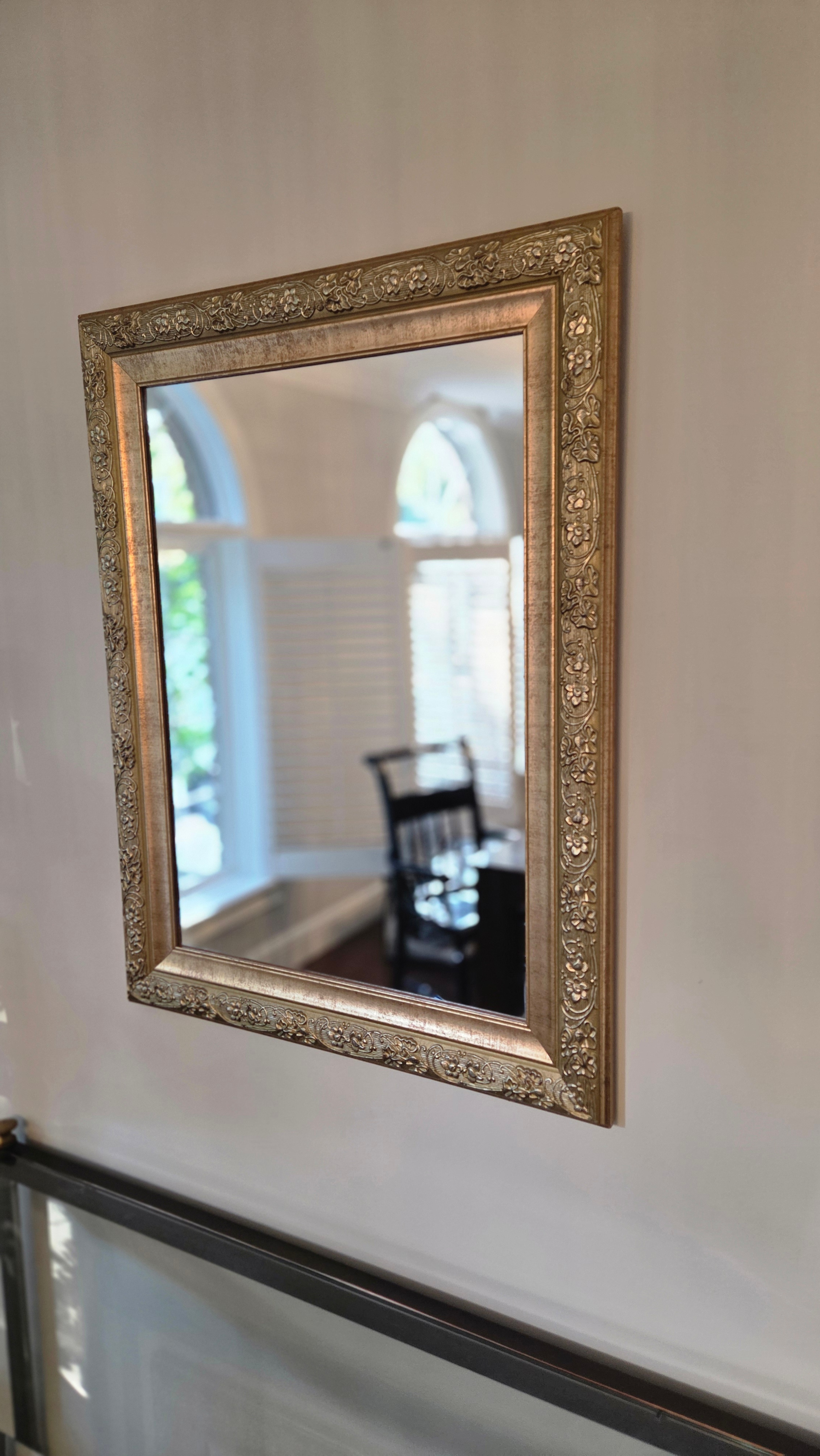 Entryway set (glass table and mirror)