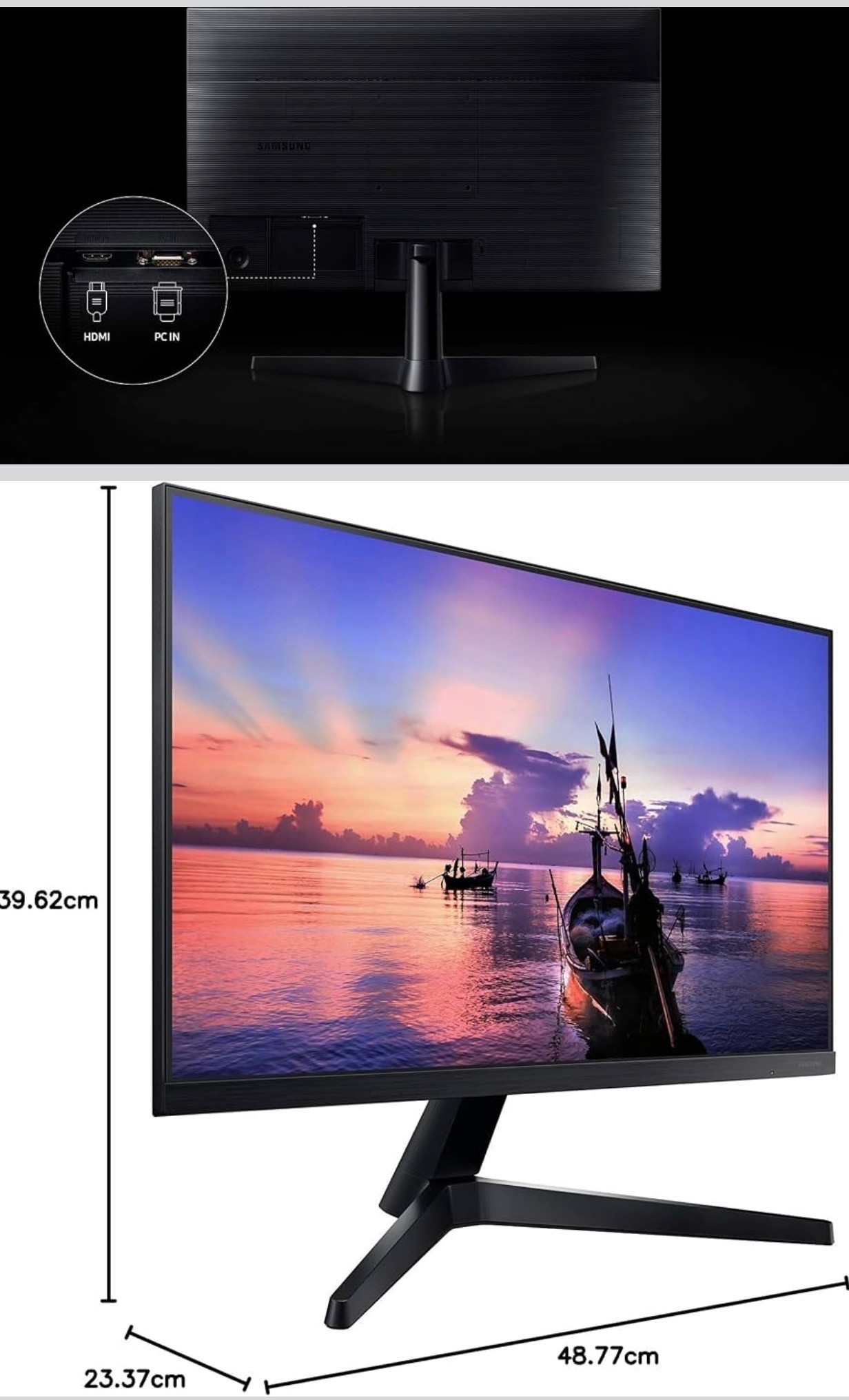 SAMSUNG Monitor 22" FHD 75Hz IPS Panel 3-Sided Borderless FreeSy - photo 5