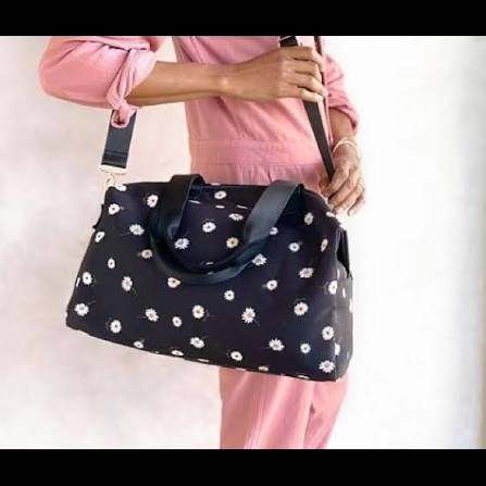 Alice and Olivia Daisy Duffle Bag