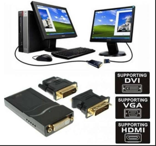 USB2.0 Universal Graphics Adapter (UGA) Multi-display adapter - photo 4