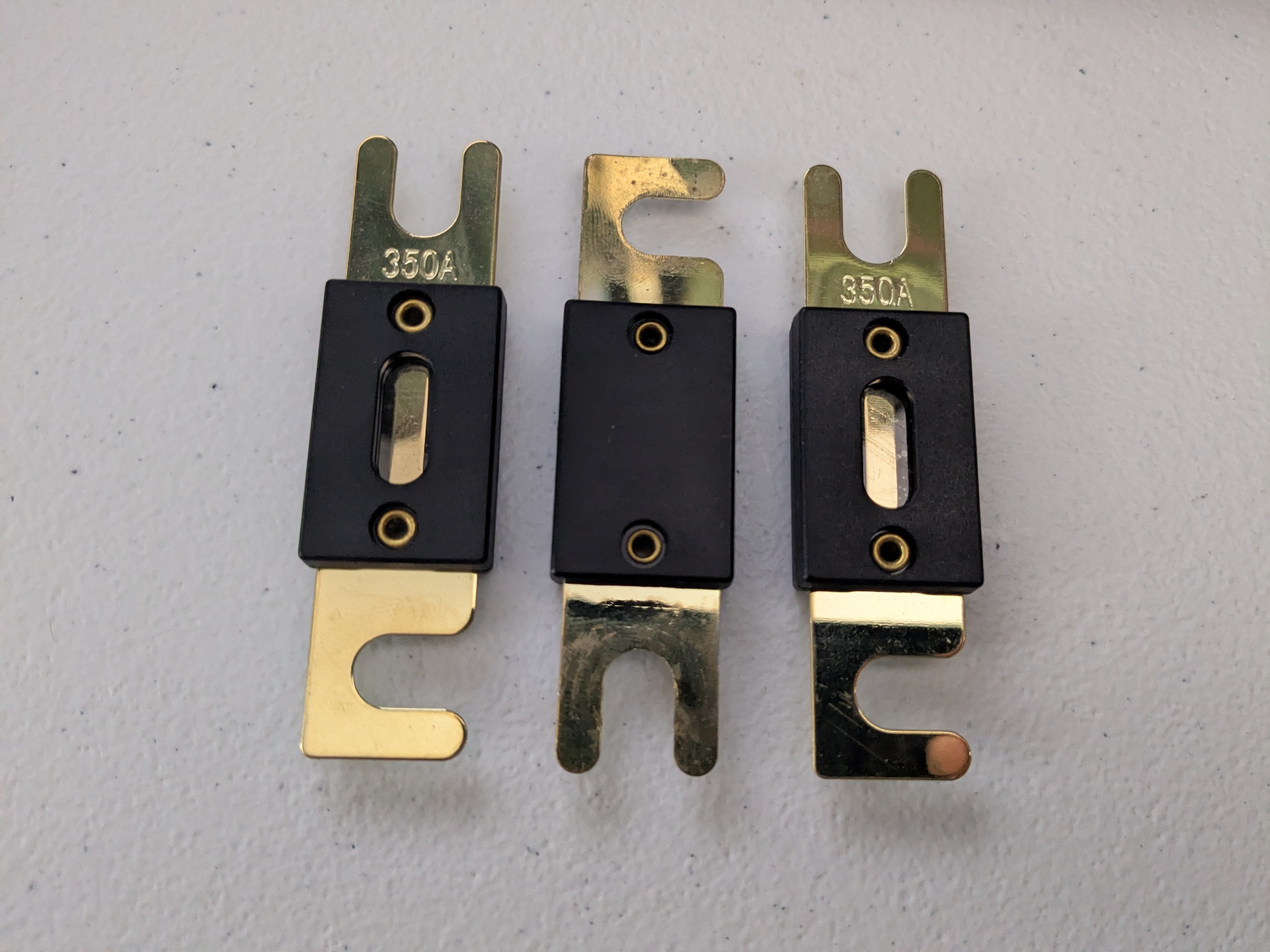 3x 350 A ANL fuse