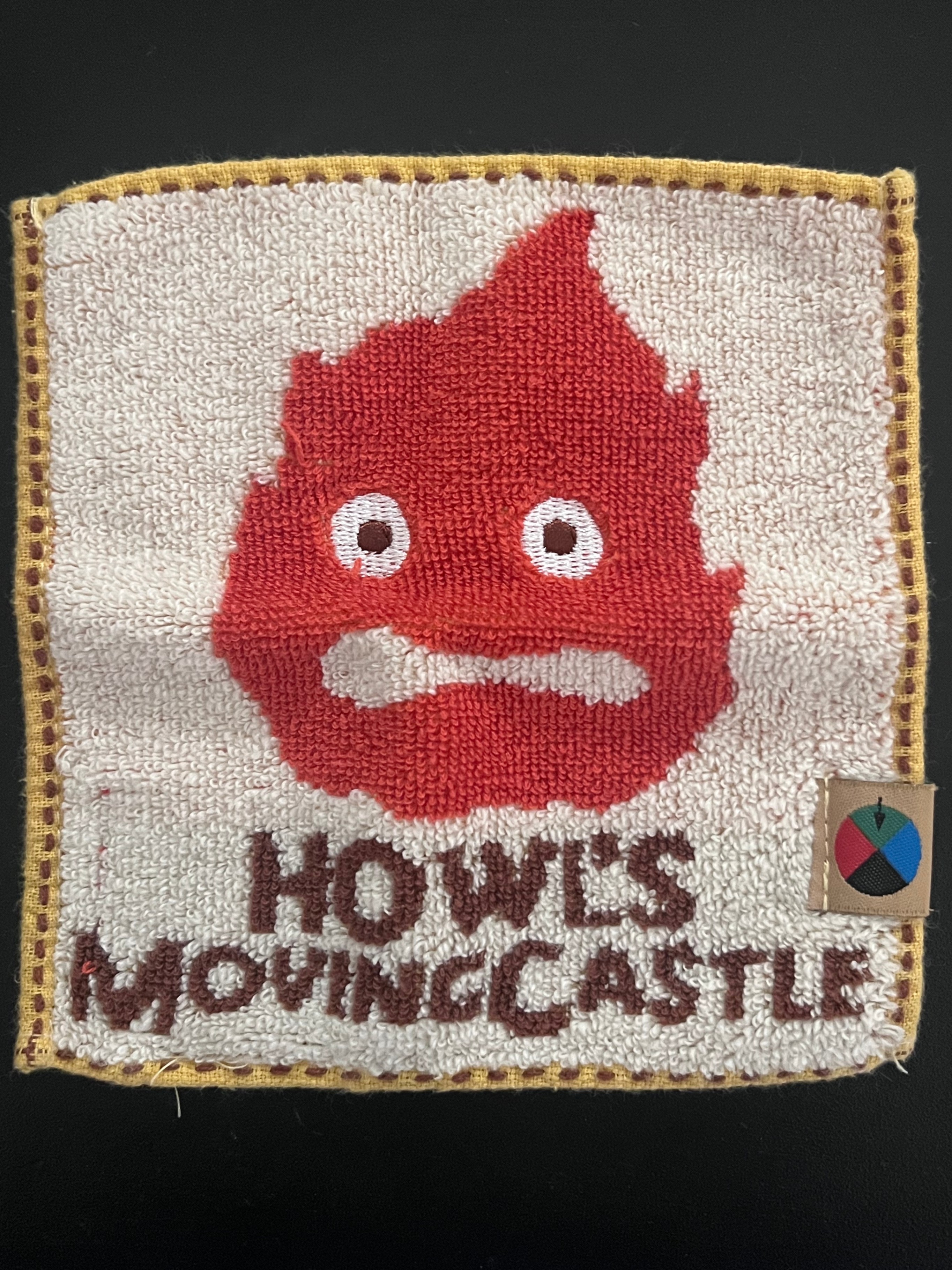 Howl's Moving Castle (Calcifer) Face Mini Towel - Studio Ghibli