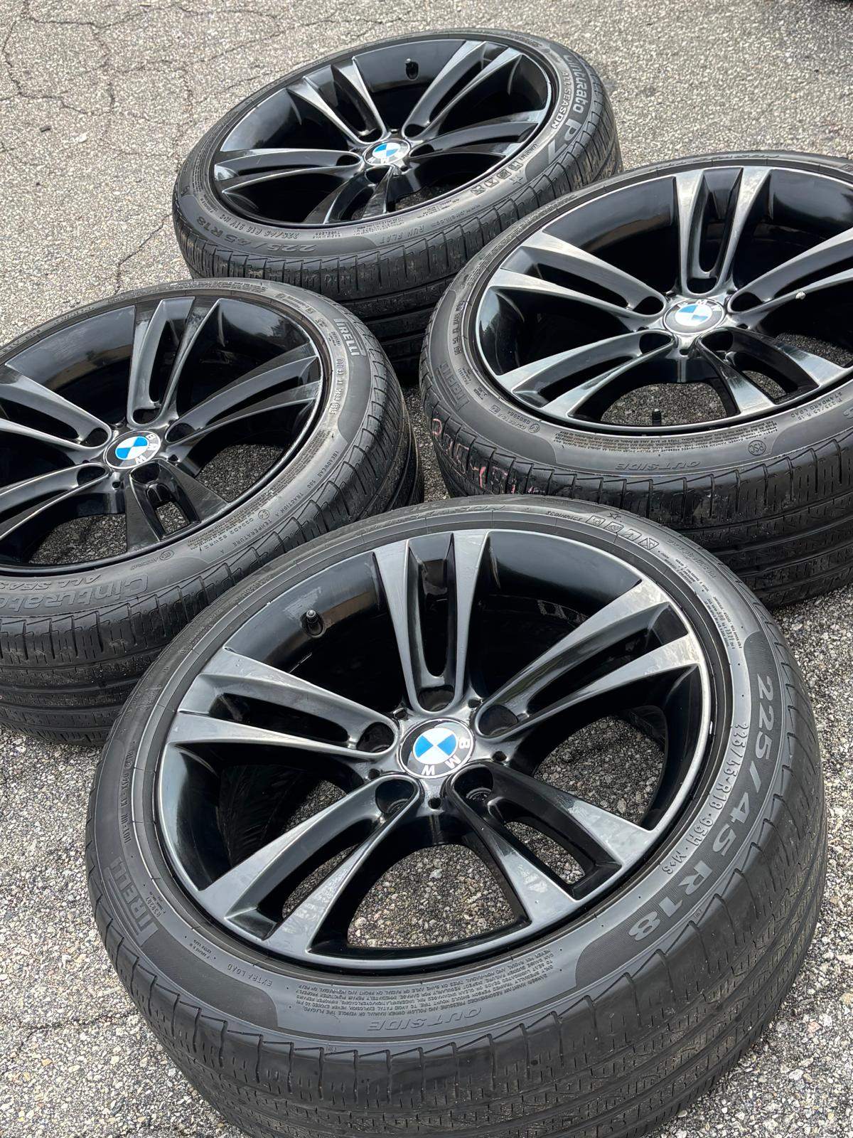 OEM 18"BMW(5x120)+225/45/R18 Pirelli A/S–4/3 Series/X1/Countryma - photo 3