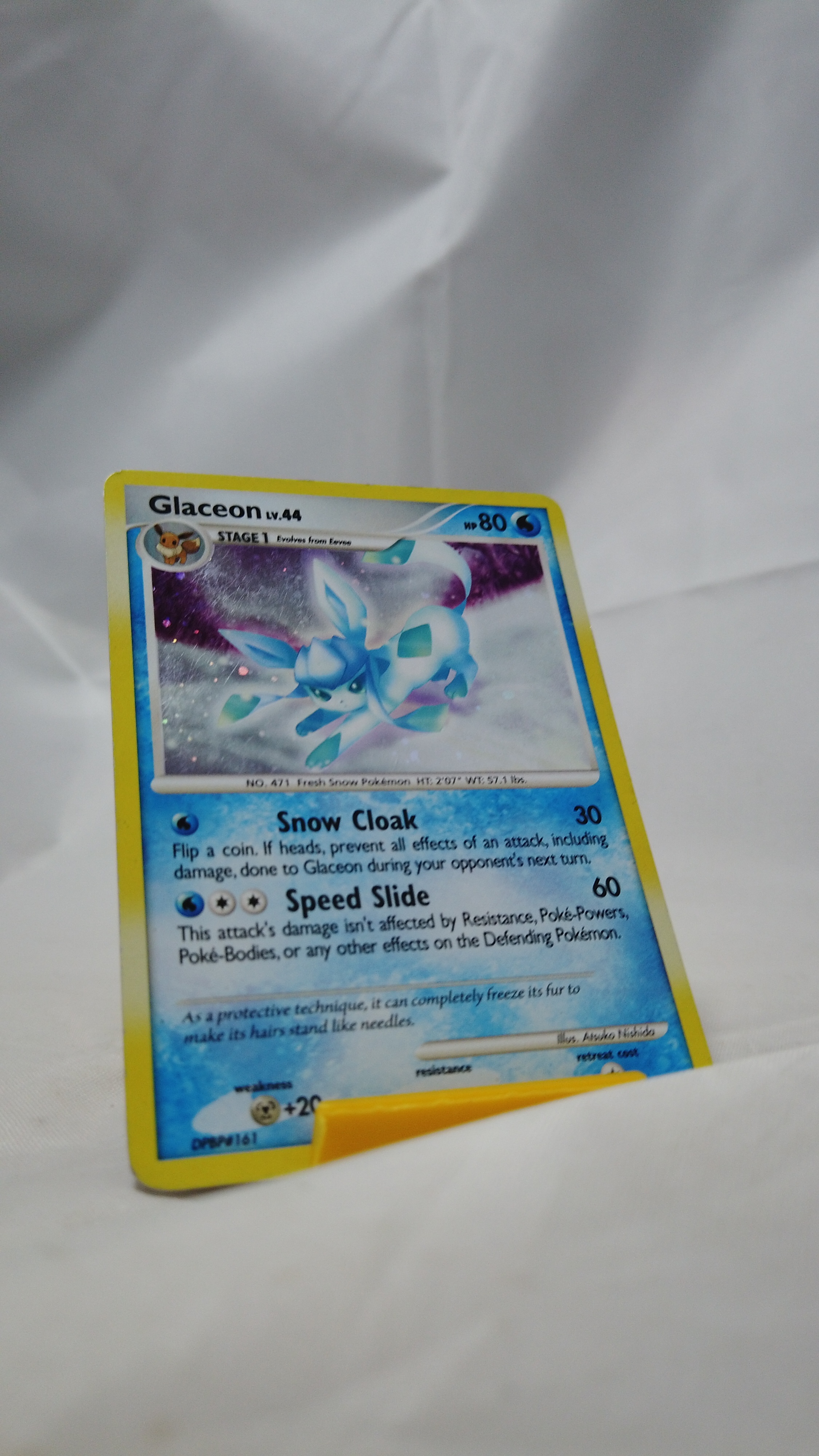 Pokemon Glaceon 5/100 Majestic Dawn Card Holo Rare MP