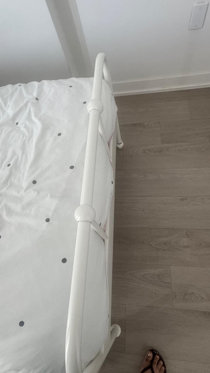 Twin Bed frame with mattress - photo 5