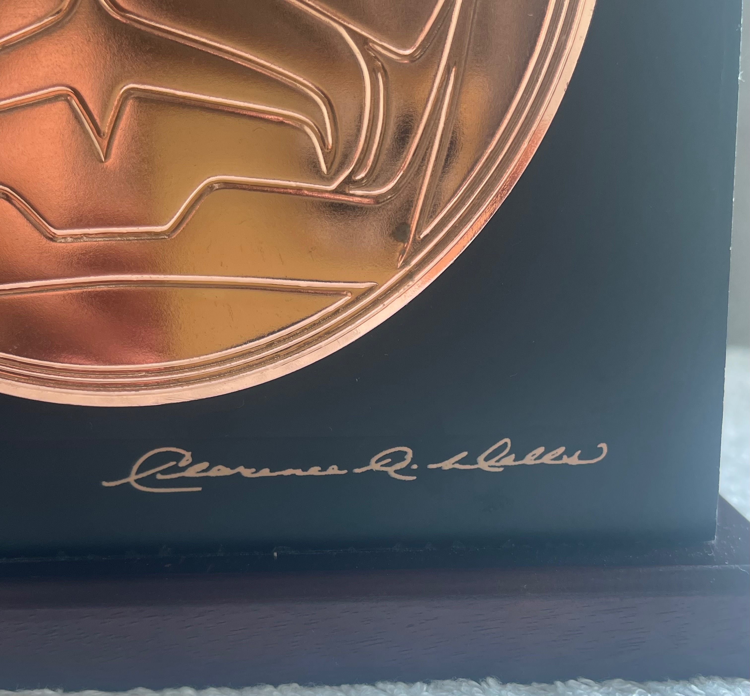 Vintage Clarence Wells Indigenous Art Box (Copper Eagle) - photo 4