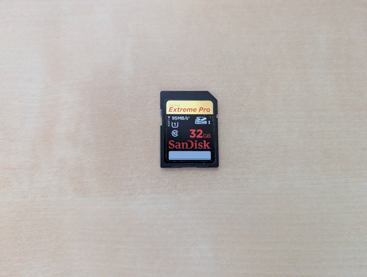 SanDisk Extreme Pro 32GB U1 SDHC card