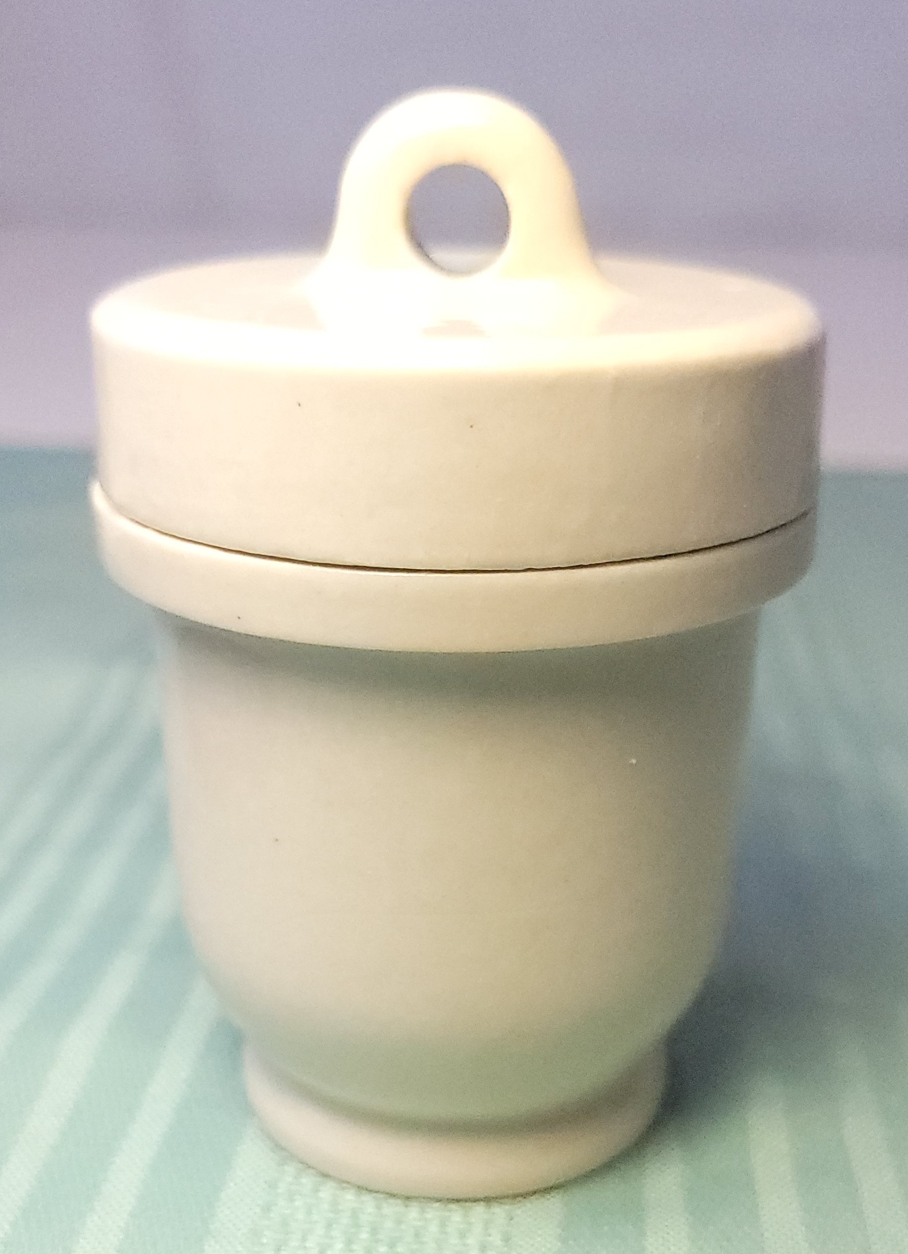 1926/1927 Ironstone Egg Coddler Screw Top Made in England