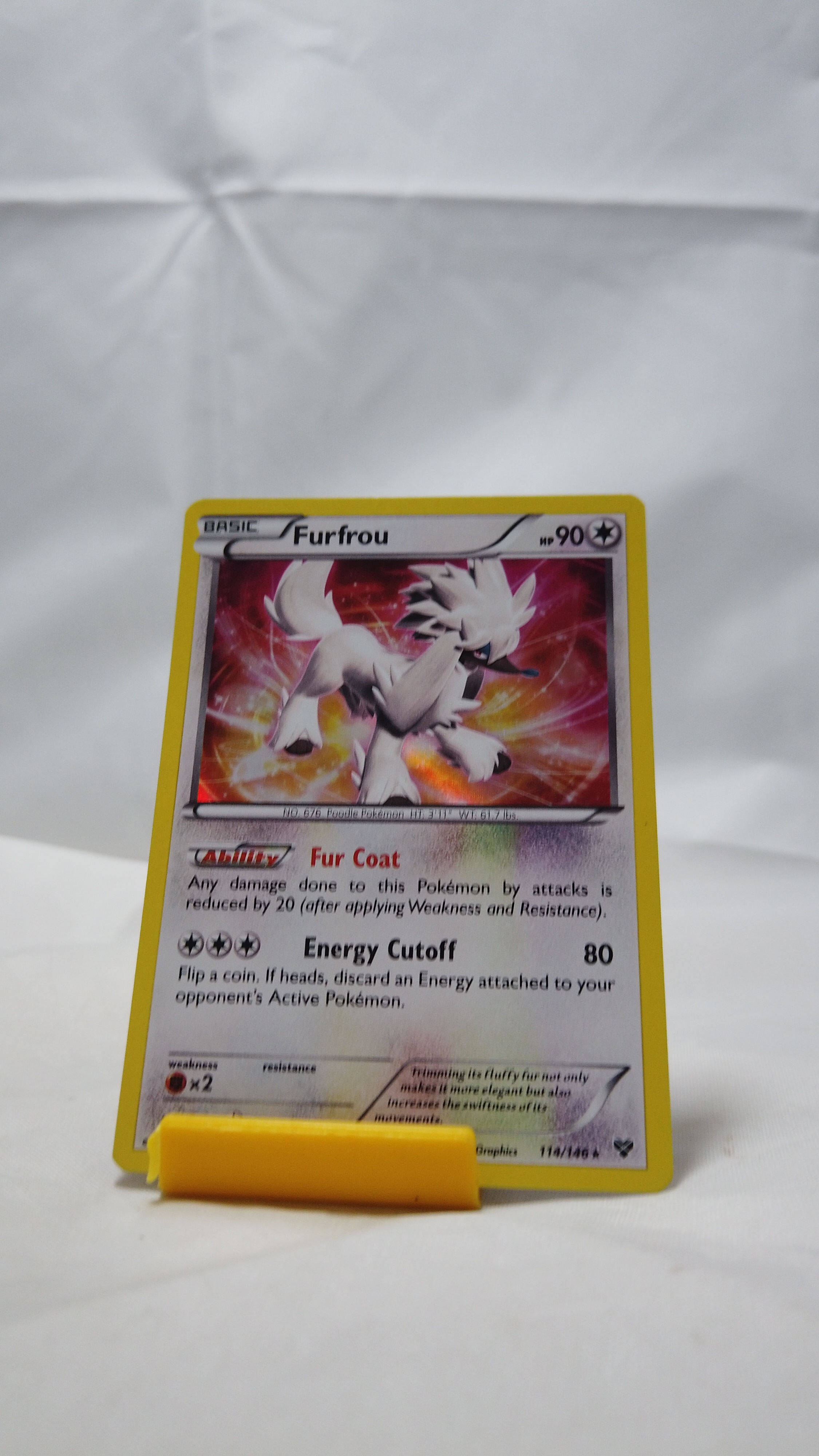Pokemon Furfrou 114/146 XY Holo Rare HP