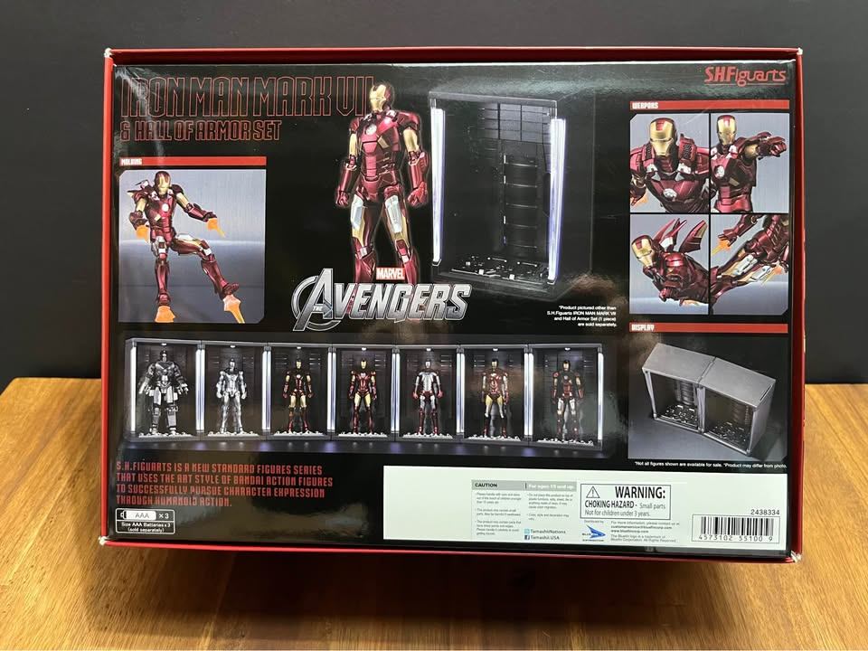 S.H.Figuarts Iron Man Avengers Mark VII & Hall of Armor Set - photo 4