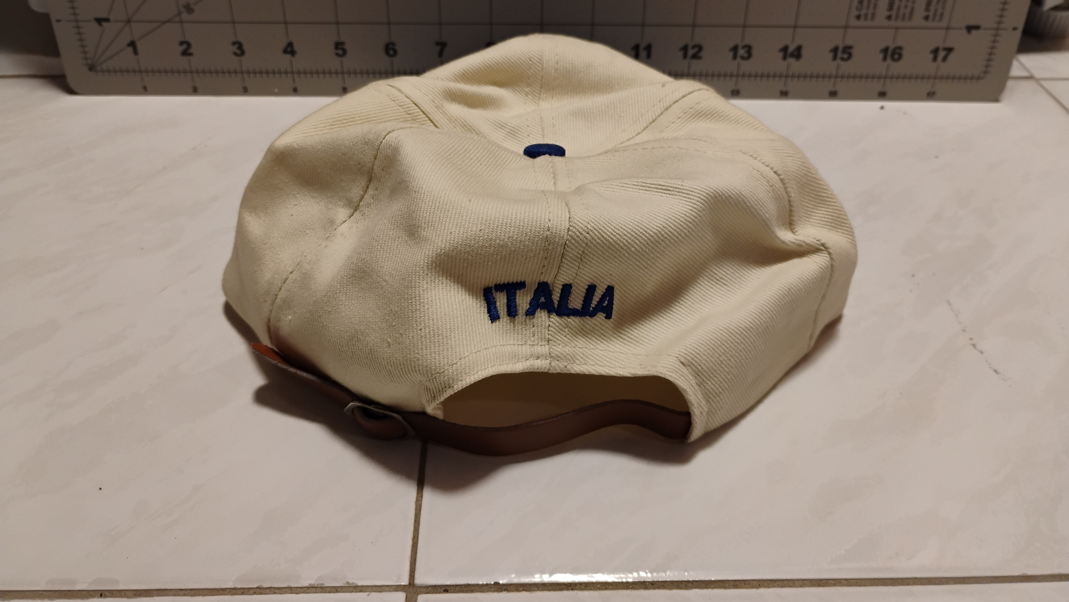 FIFA World 98 Italy Hat With Cloth Strap White Version - photo 2