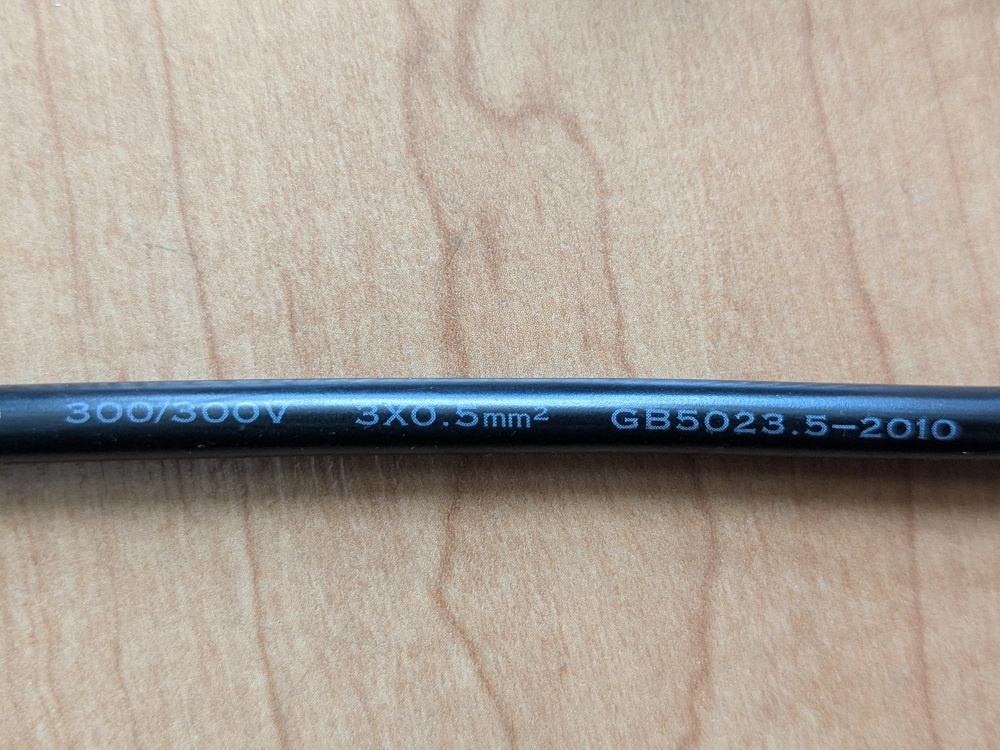 3 prong 110 V power cables 4, 5, and 6 feet (READ AD) - photo 3