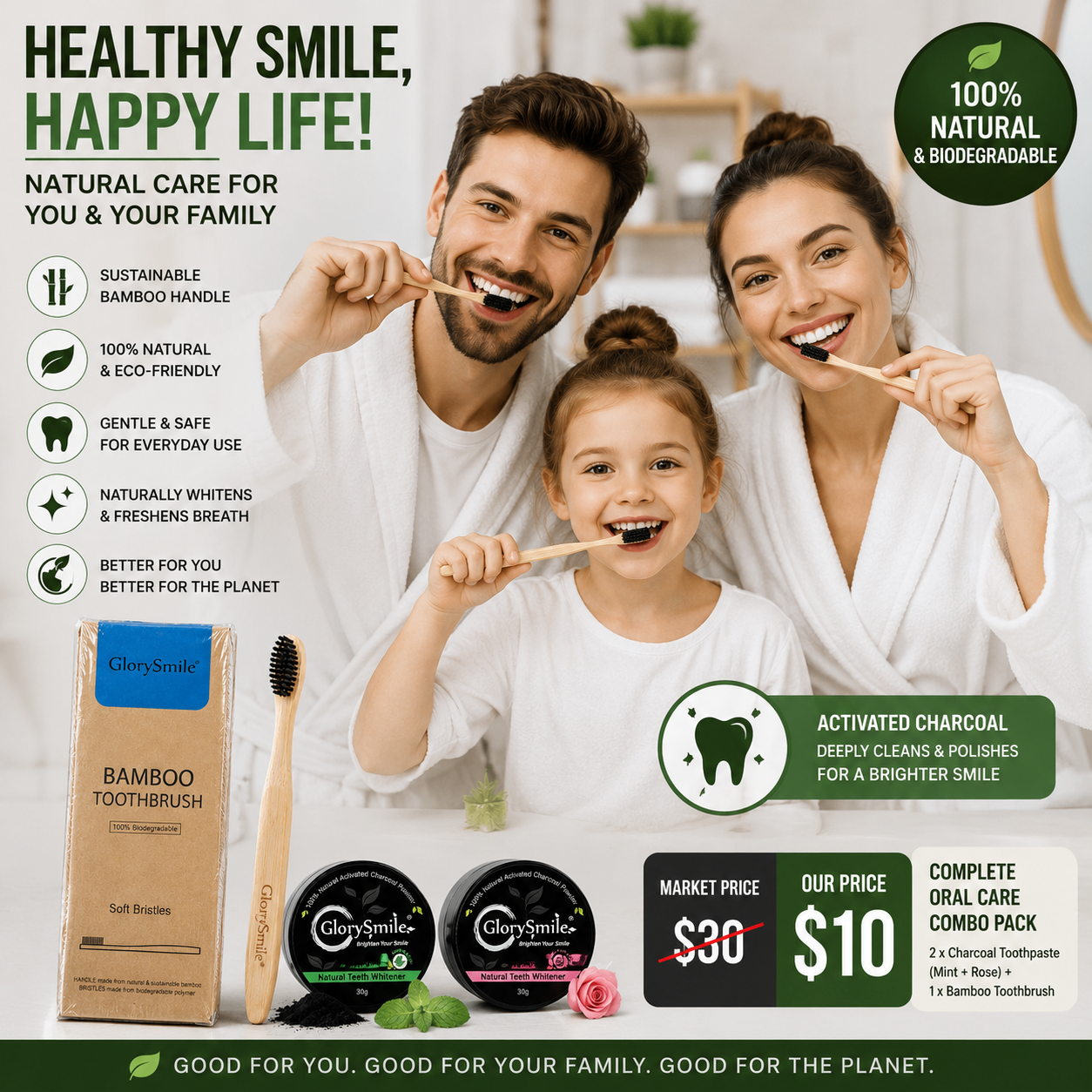 GlorySmile Natural Oral Care Combo Pack - photo 2