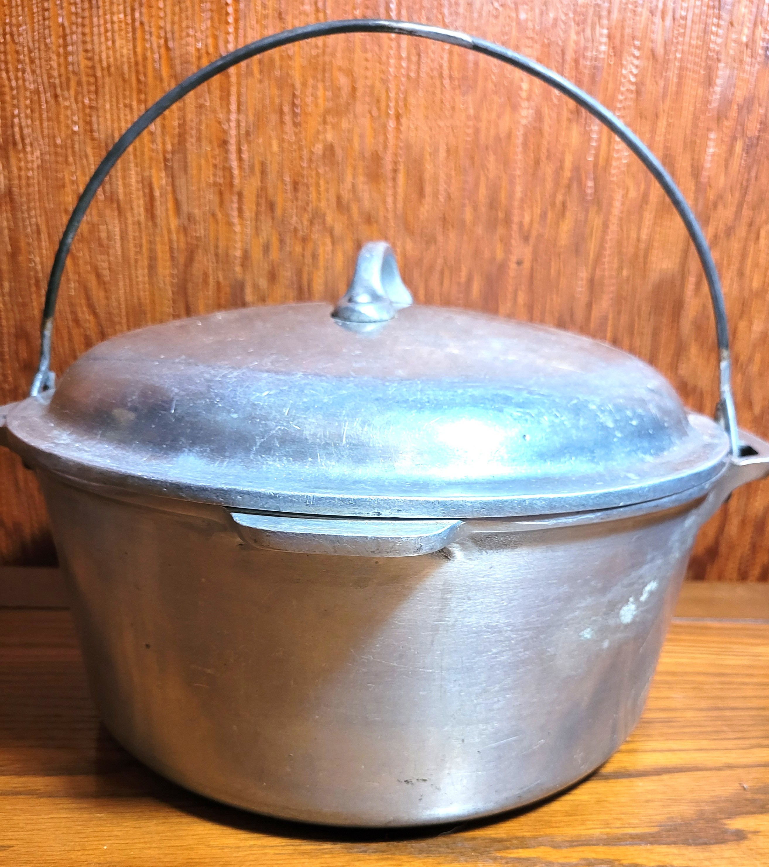 Heavy Duty Cast Aluminum Dutch Oven Lid Majestic Cookware 1950s