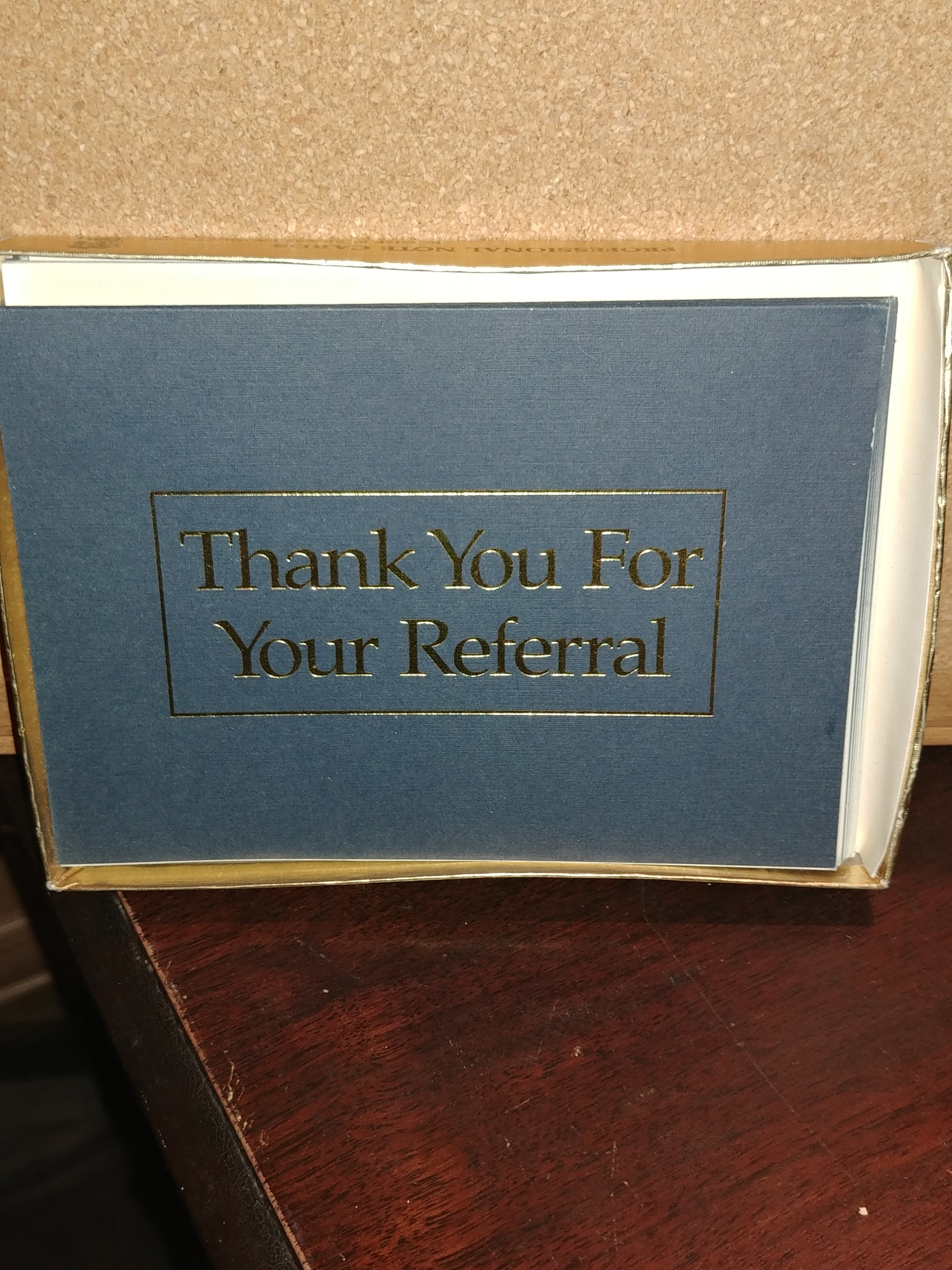 Professional Note Cards - Thank You For Your Referral