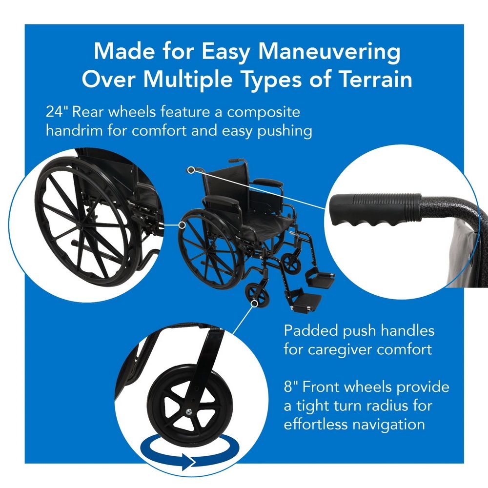 ❤️ WHEELCHAIR WITH ELEVATING LEGRESTS by PROBASICS K2 ❤️ - photo 4
