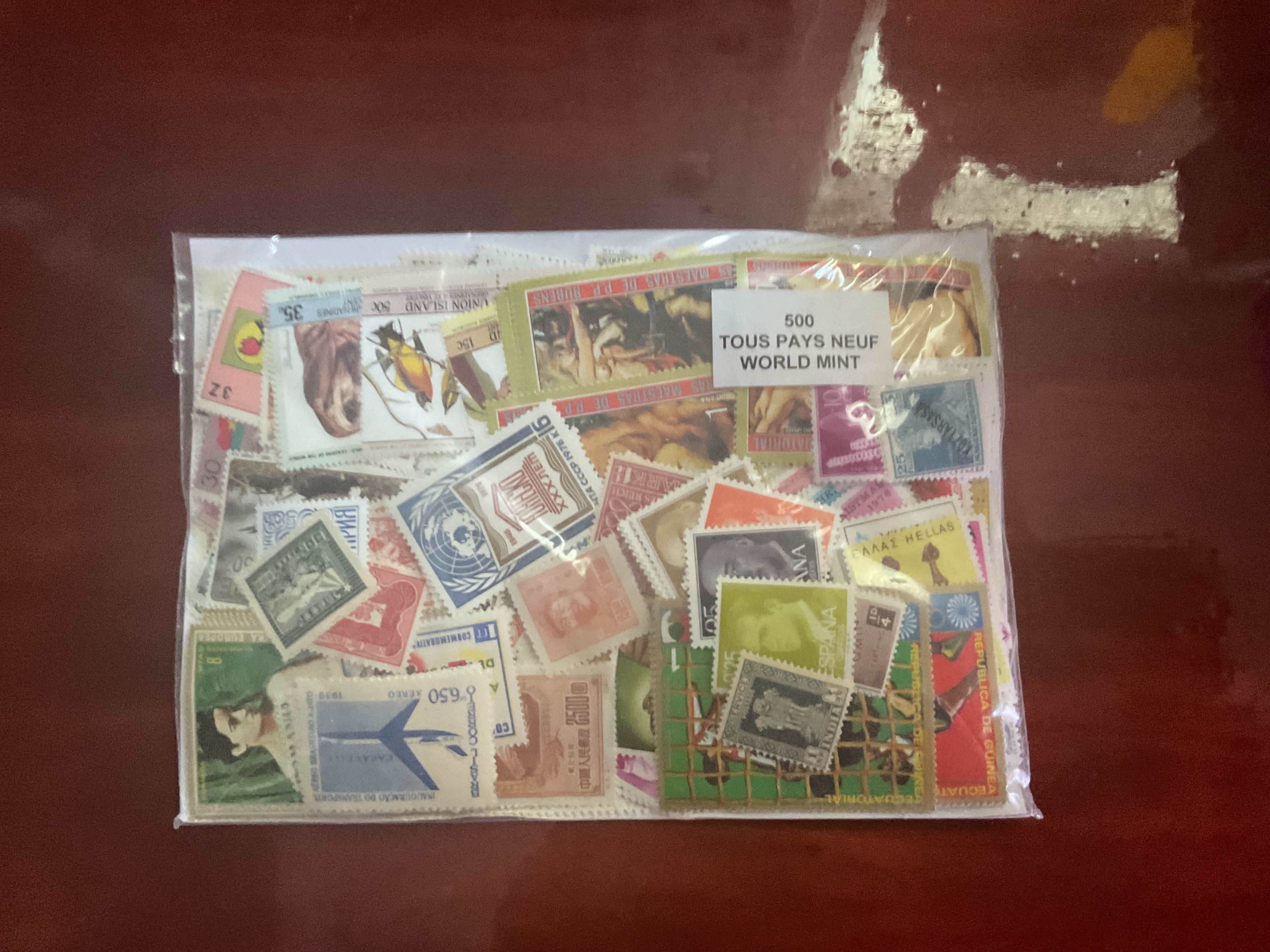 500 World Mint Stamps