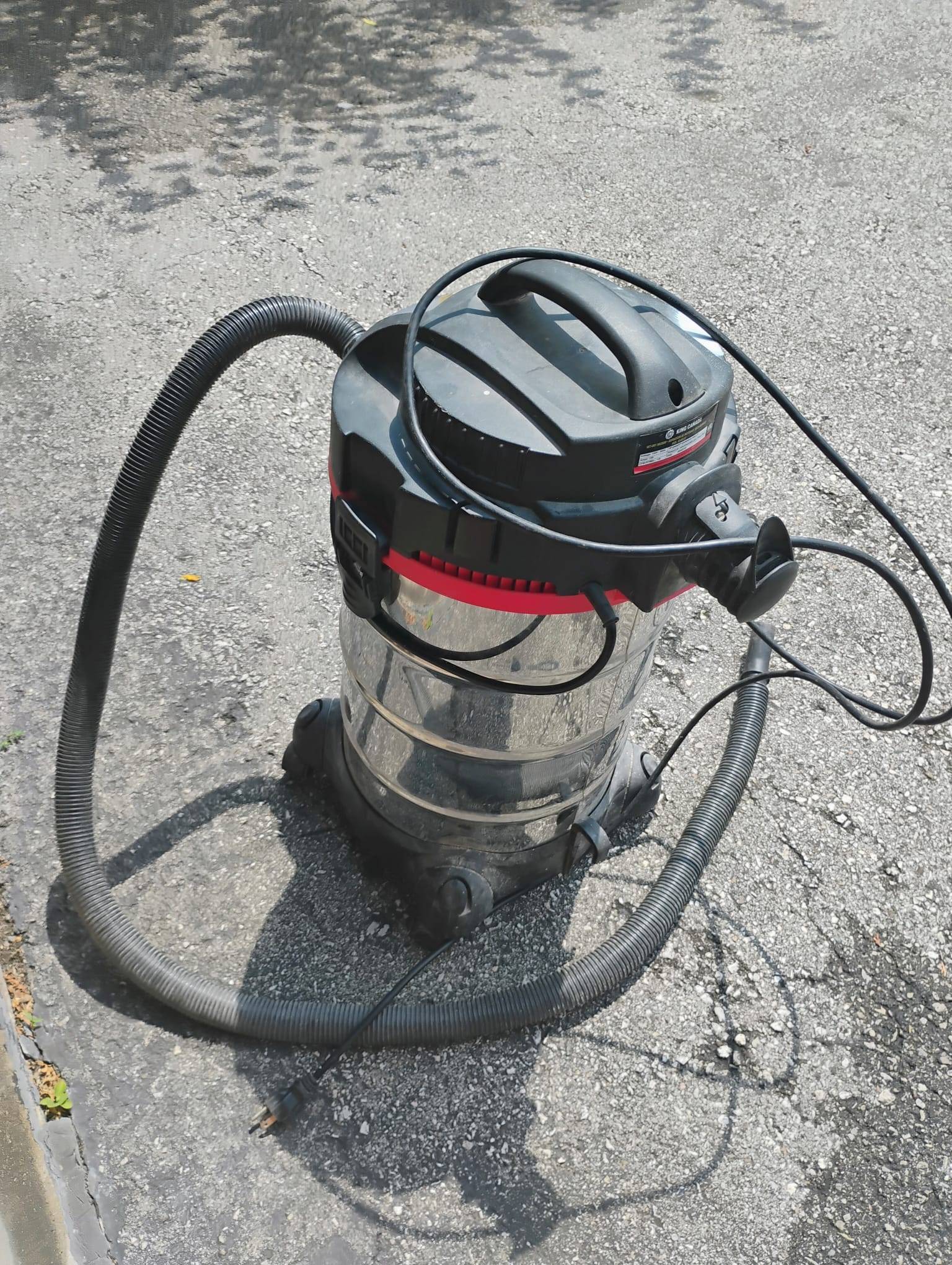 King Canada 10 Gallon Stainless Steel Wet/Dry Vacuum - photo 3