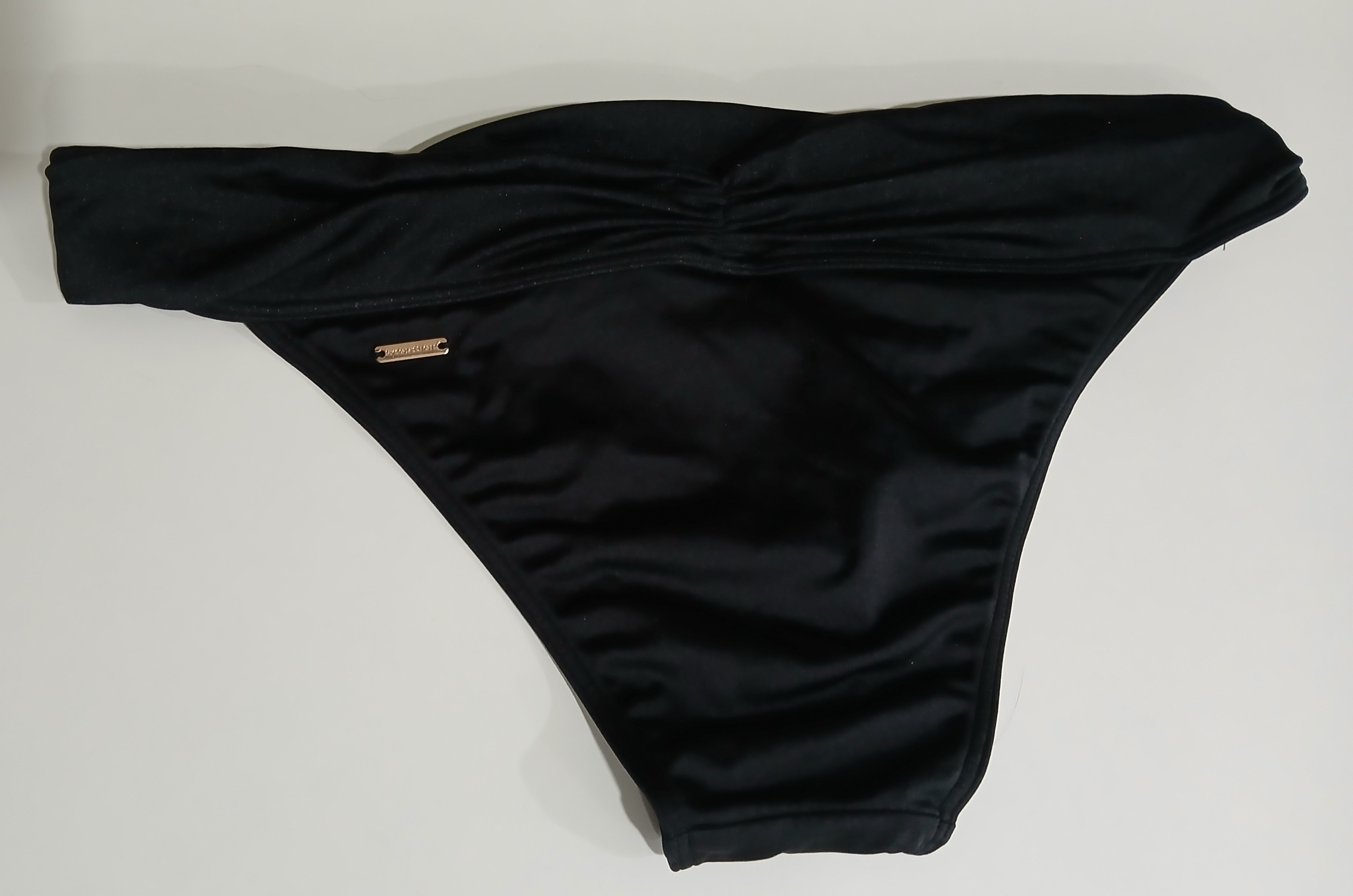 Victoria's Secret Black Bikini Bottom, Medium, Like new - photo 2