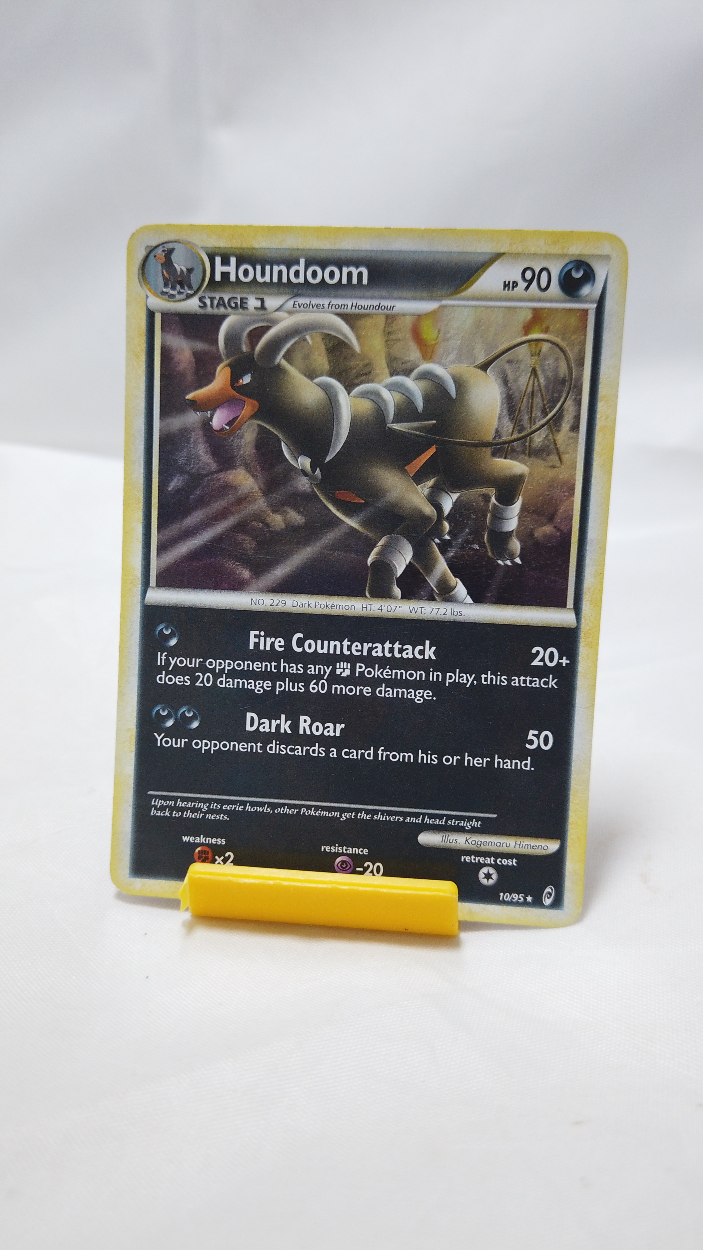 Pokemon Houndoom 010/095 Call of Legends Holo Rare HP