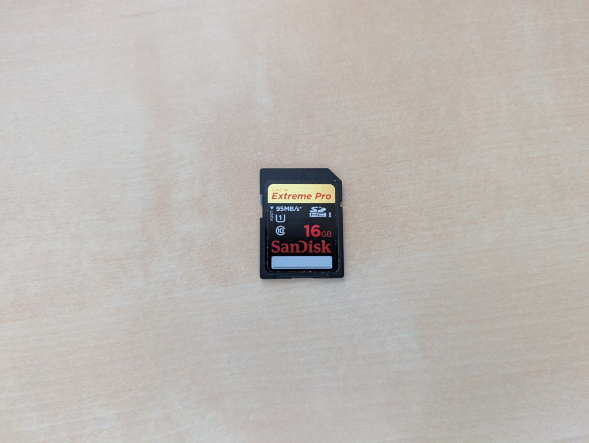 SanDisk Extreme Pro 16GB U1 SDHC card